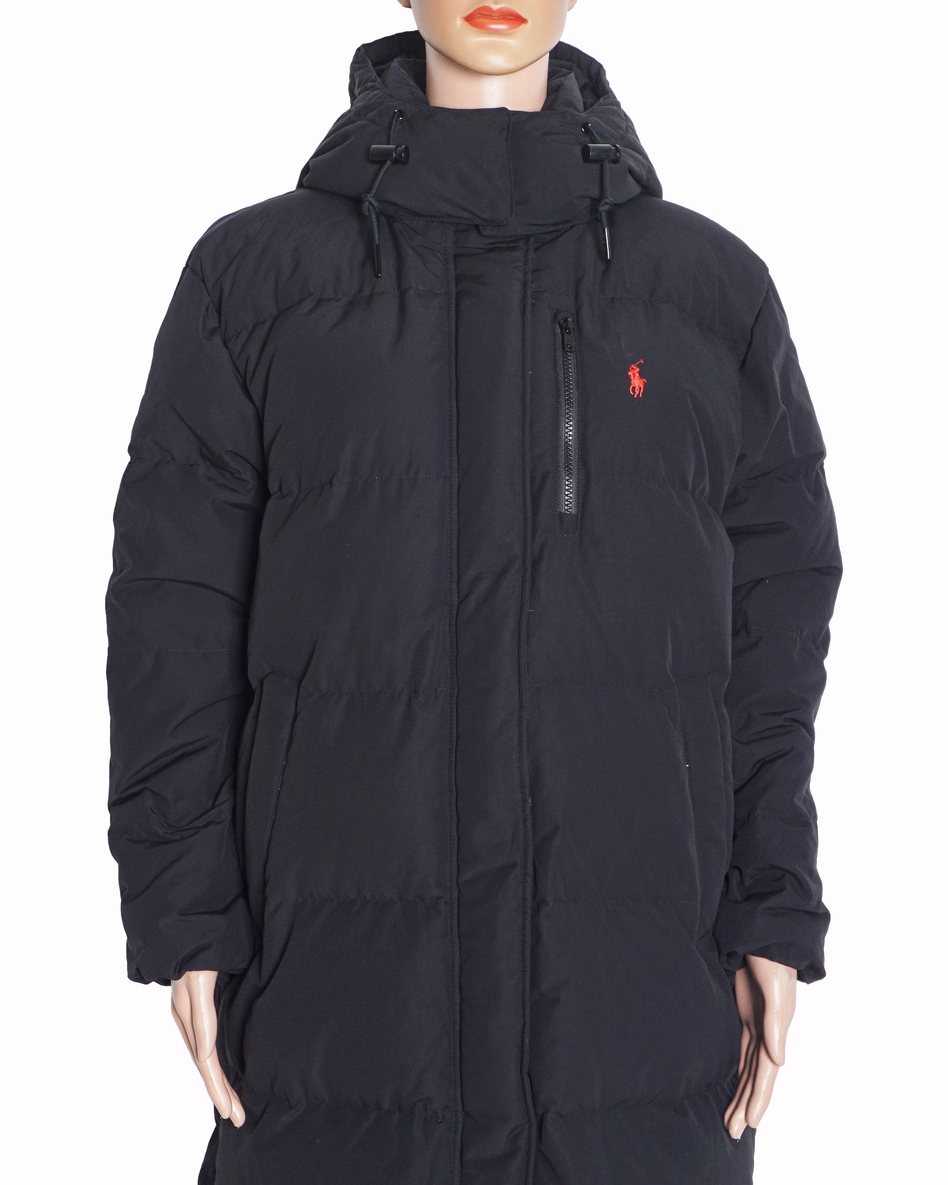 Polo Ralph Lauren Black Hooded Down Coat