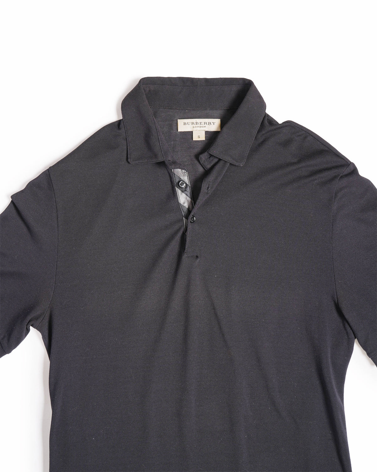 Burberry Men's Polo T-shirt in Black