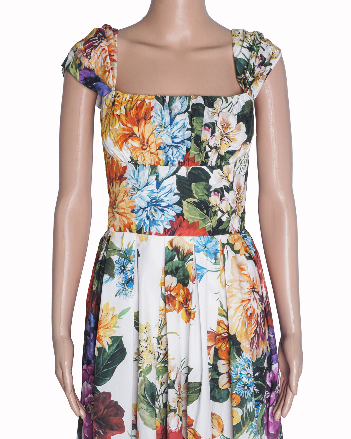 Dolce & Gabbana Floral-Print Midi Dress