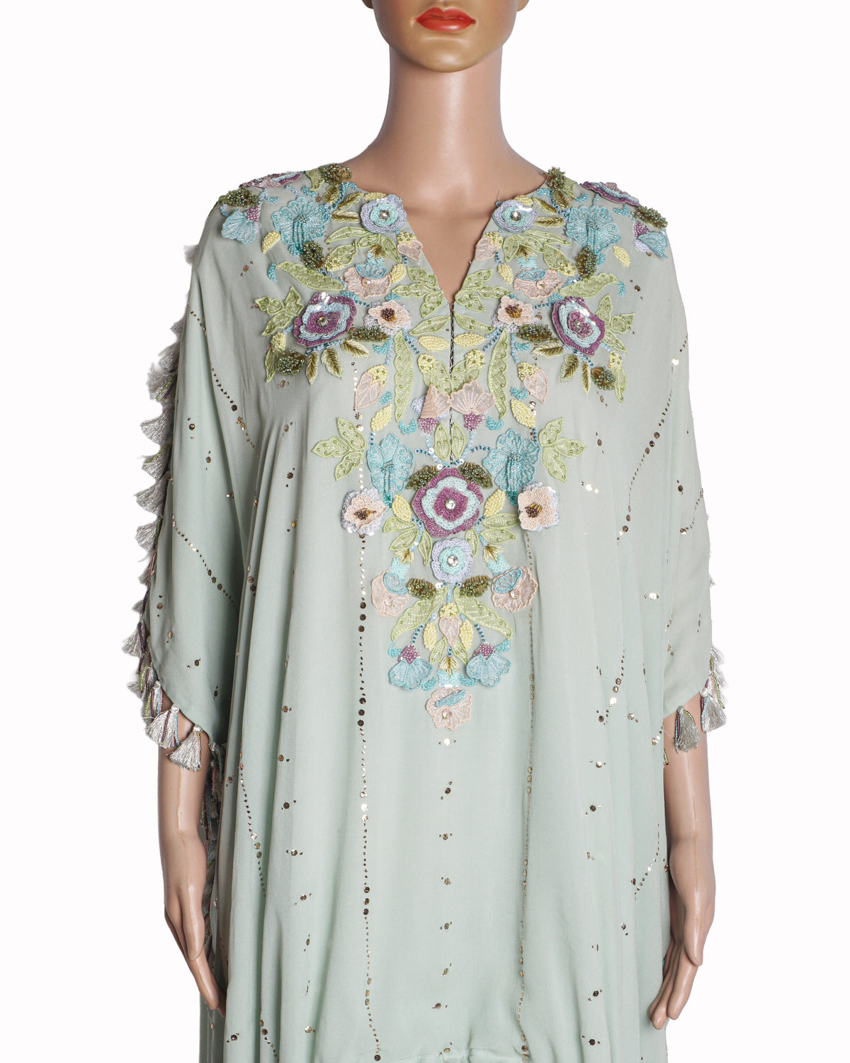 Payal Singhal Powder Blue Dola Silk Zig-Zag Kurta & Jogger Set
