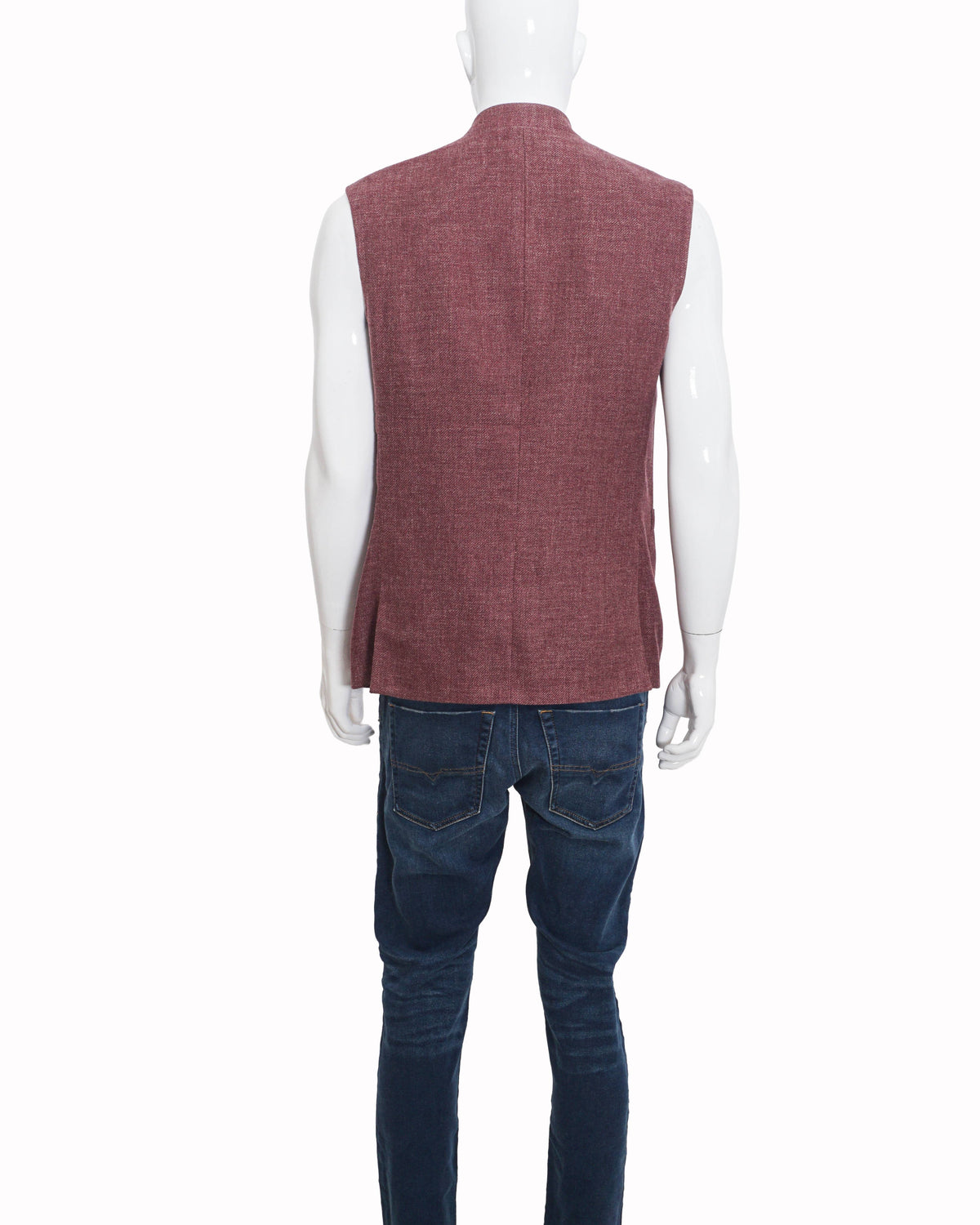 Corneliani Rose Pink Textured Summer Bundi Jacket