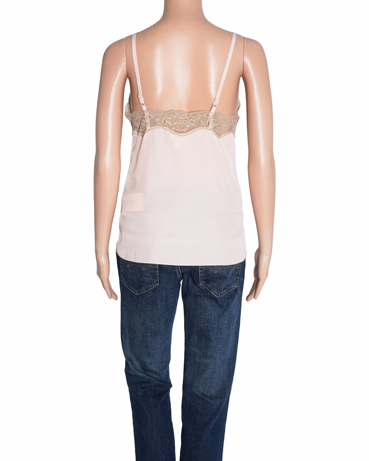 Rodarte Lace-Trim Sweetheart Camisole Top