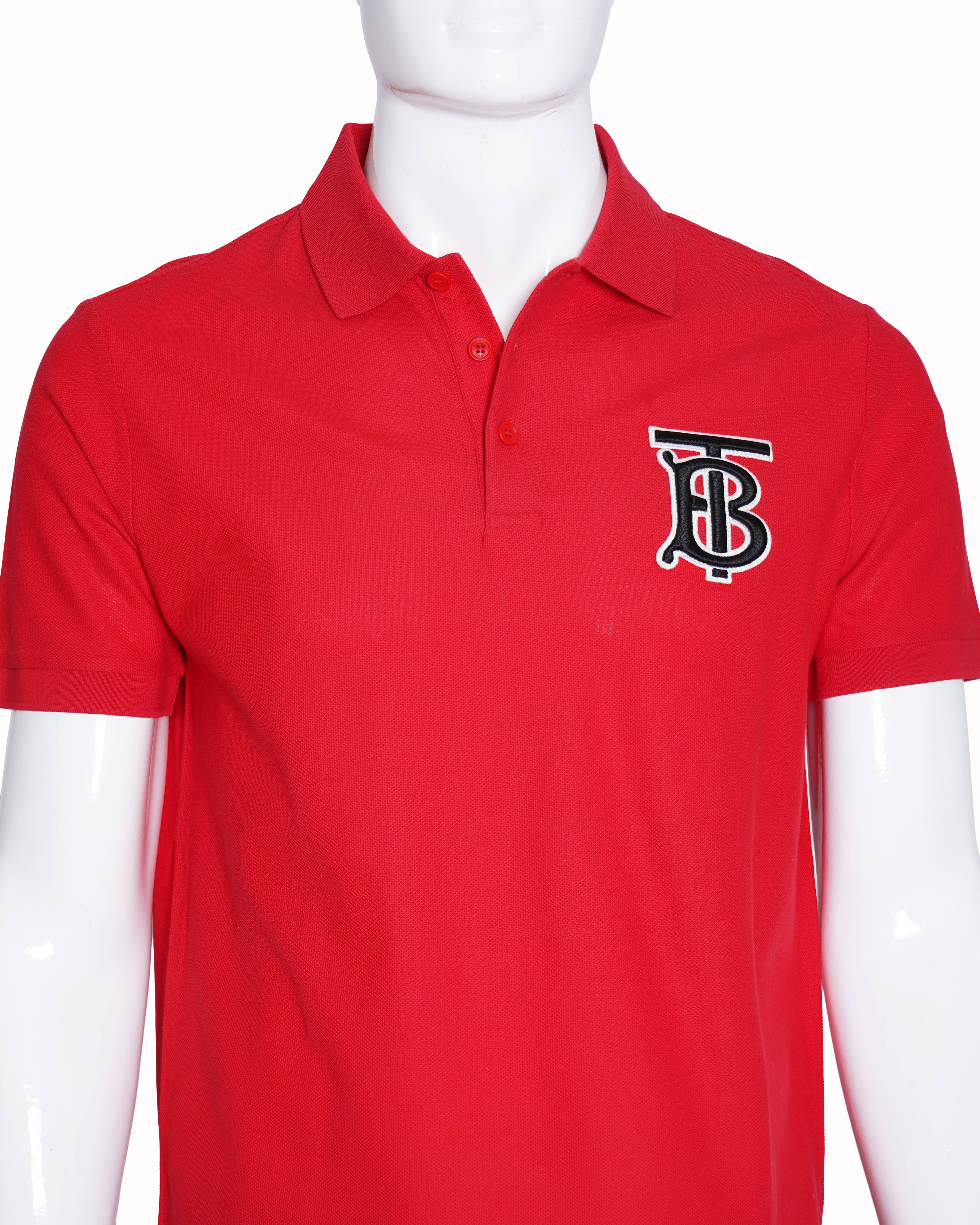 Burberry Polo T-shirt Men in Red