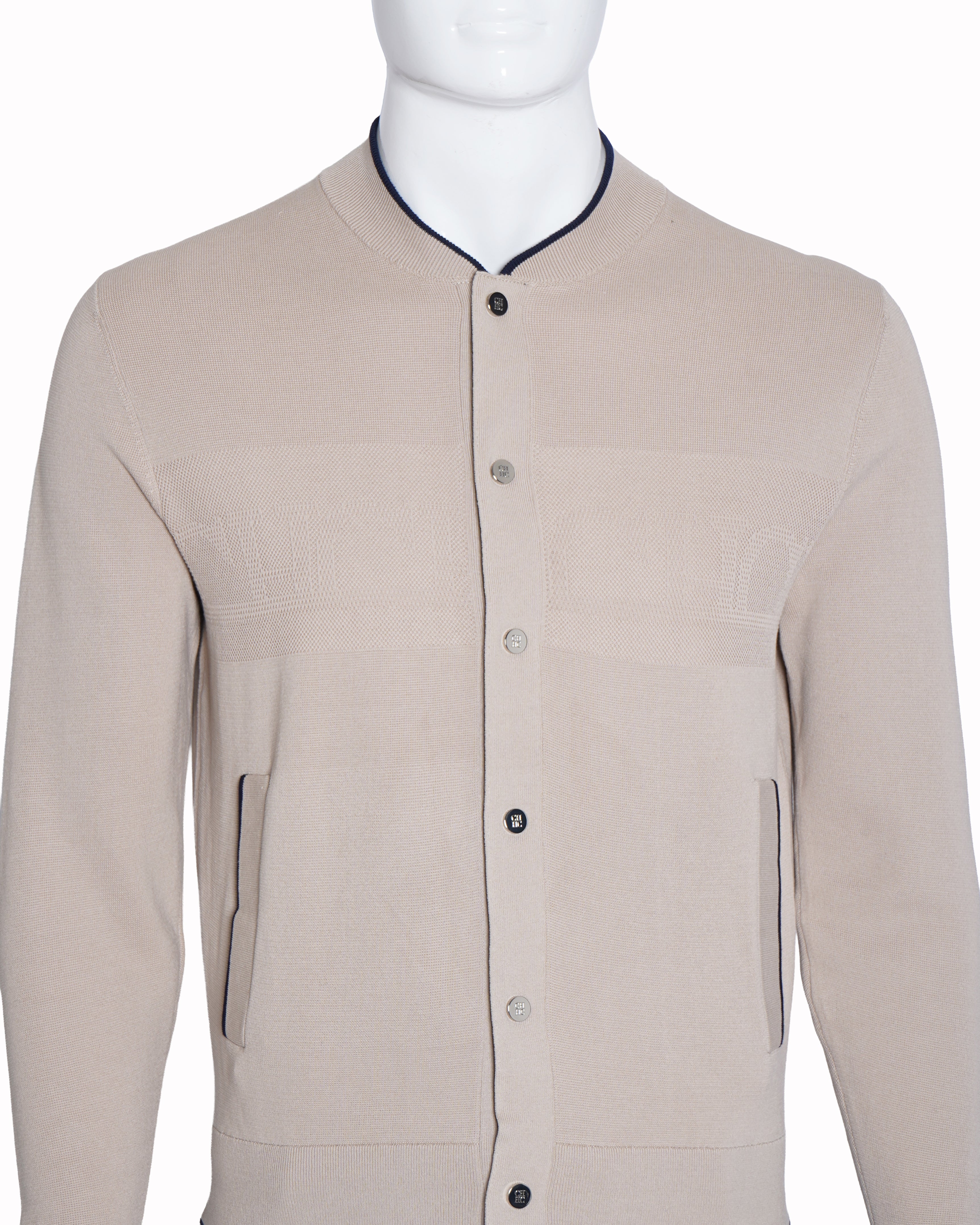 Carolina Herrera White Button Down Jacket for men