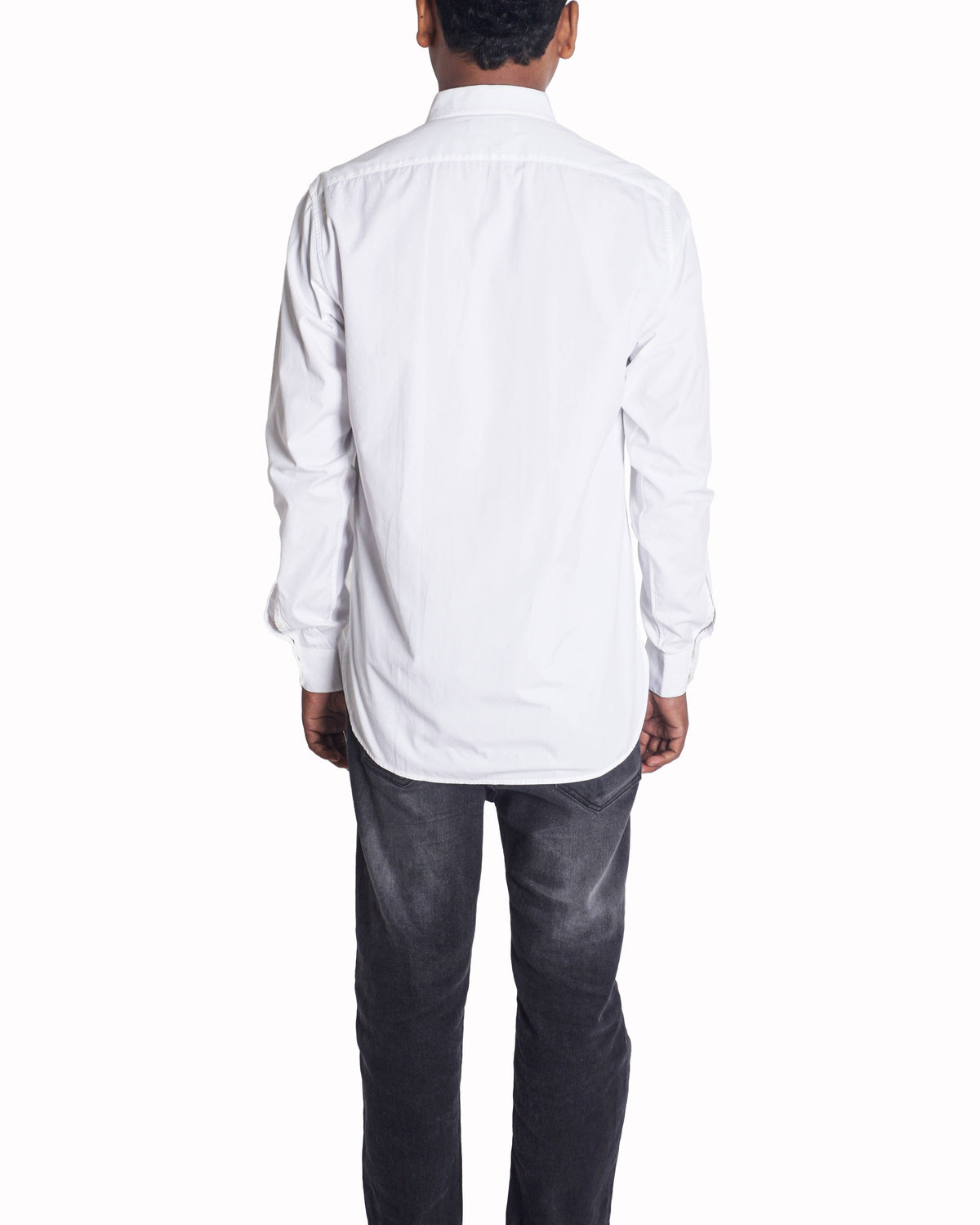 Saint Laurent White Cotton-Poplin Short-Sleeve Button-Up Shirt