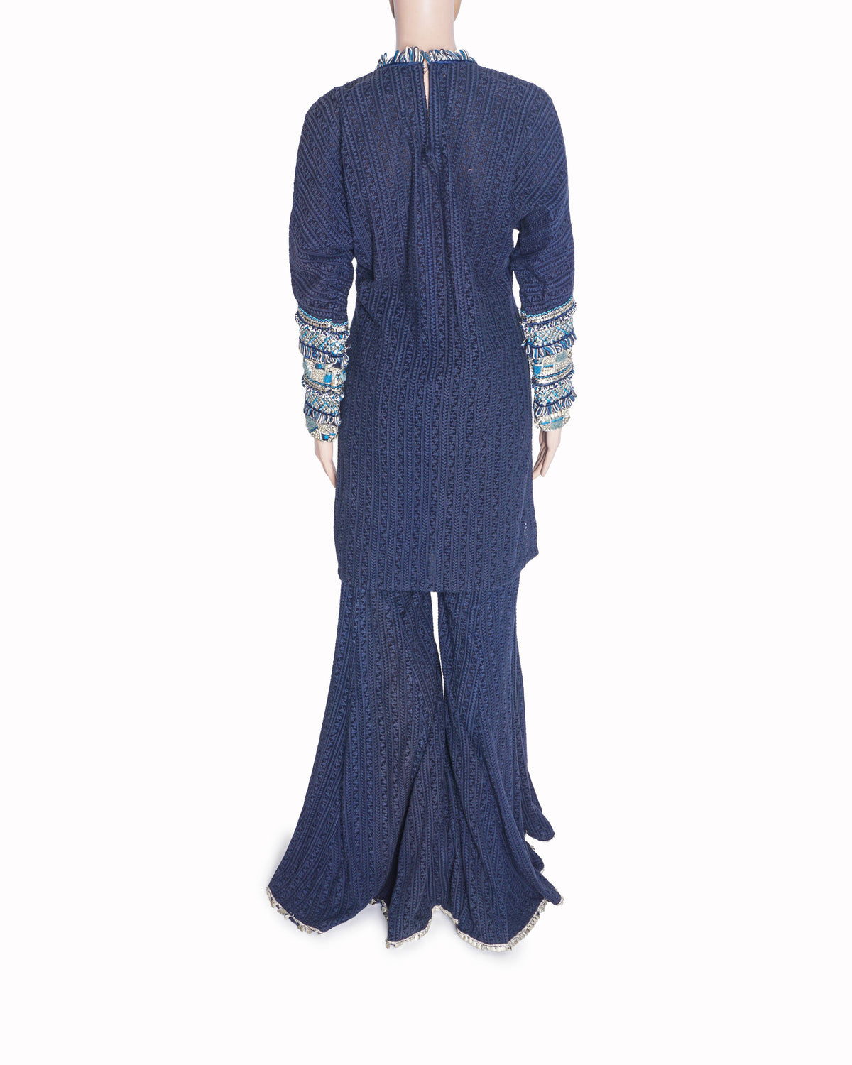 SVA by Sonam & Paras Modi Embroidered Kurta & Flared Pants Set