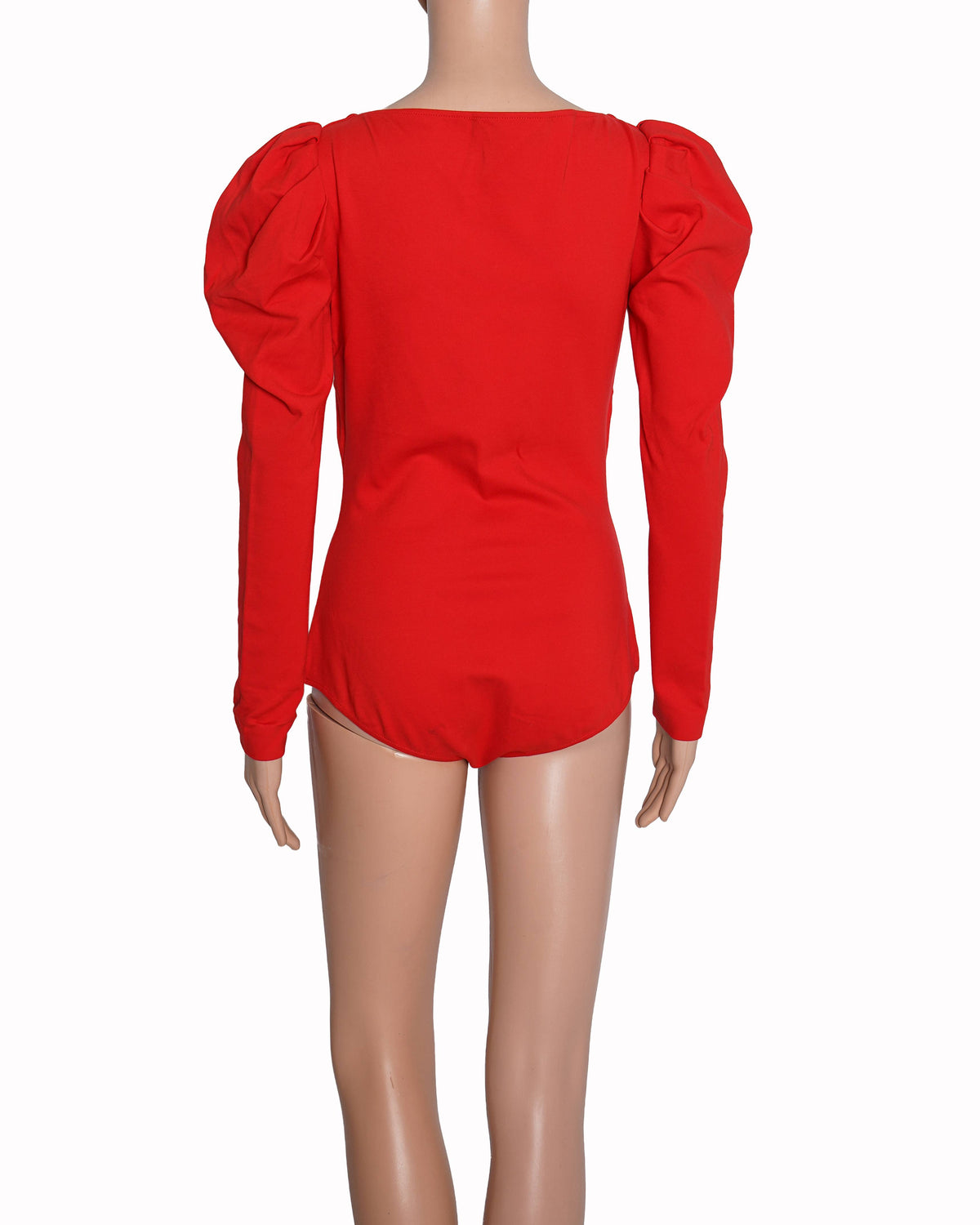 Alexander McQueen Red Bodysuit top