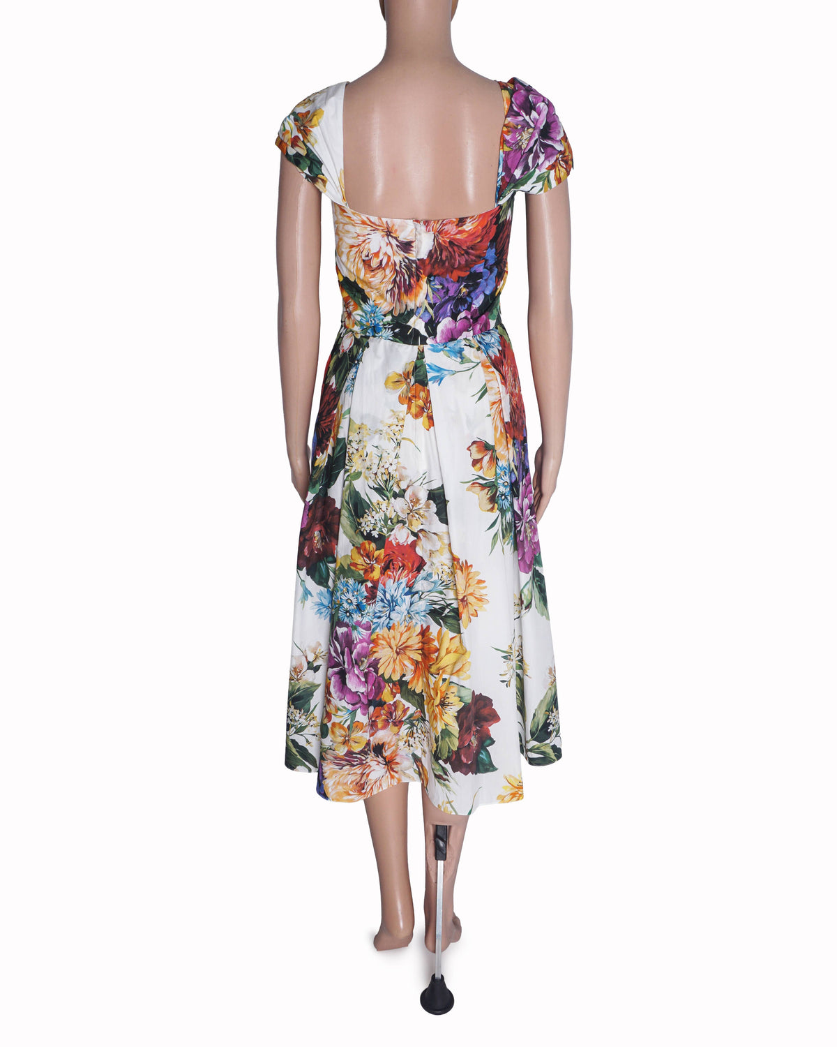 Dolce & Gabbana Floral-Print Midi Dress