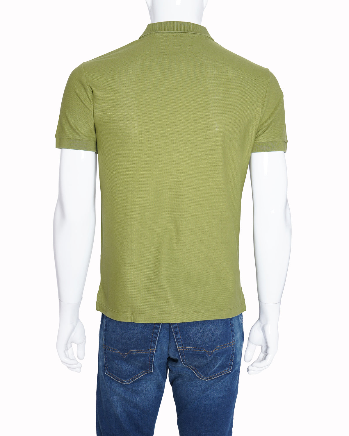 Burberry men's olive green tb logo polo tshirt