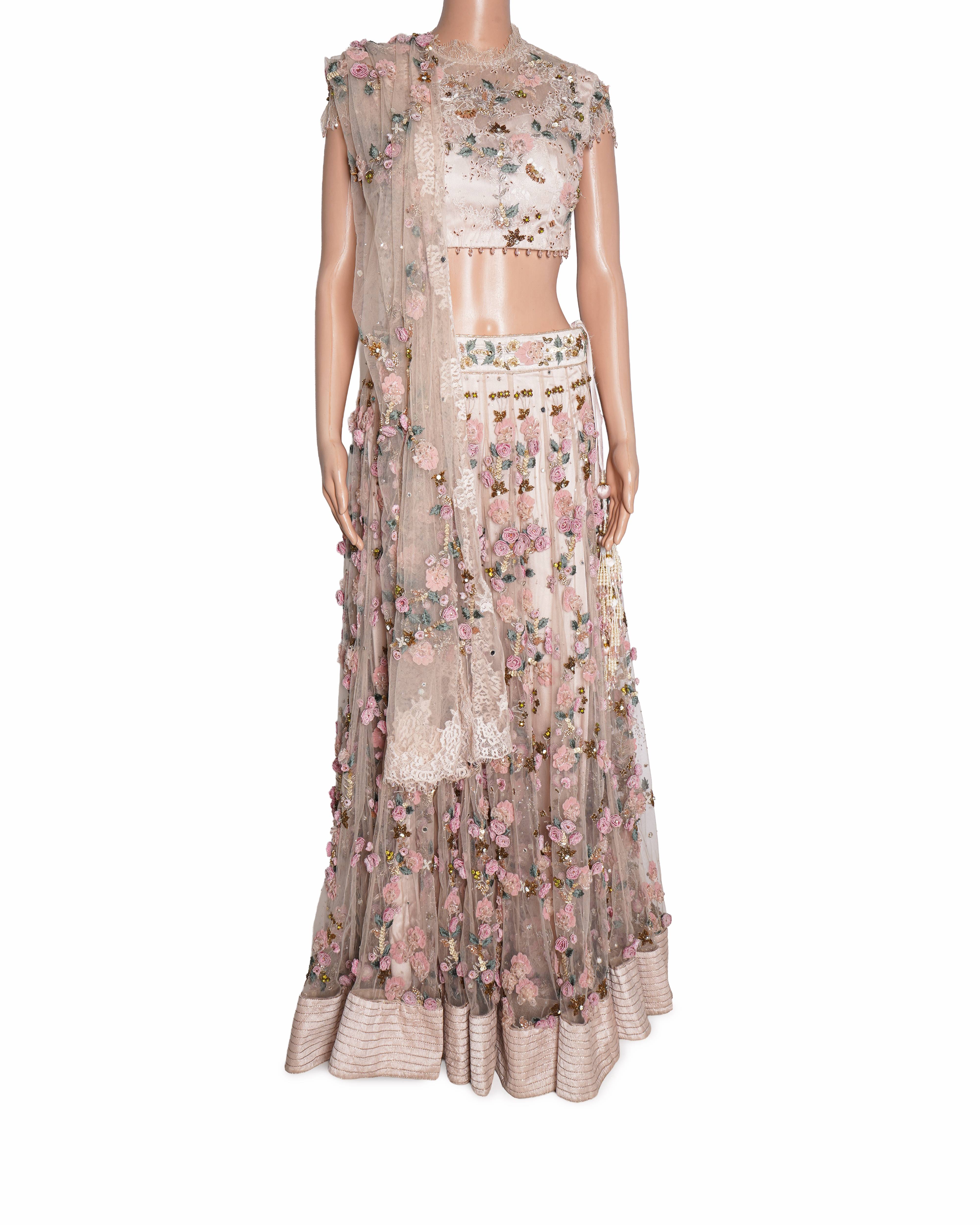 Abhishek Verma embellished leghanga set