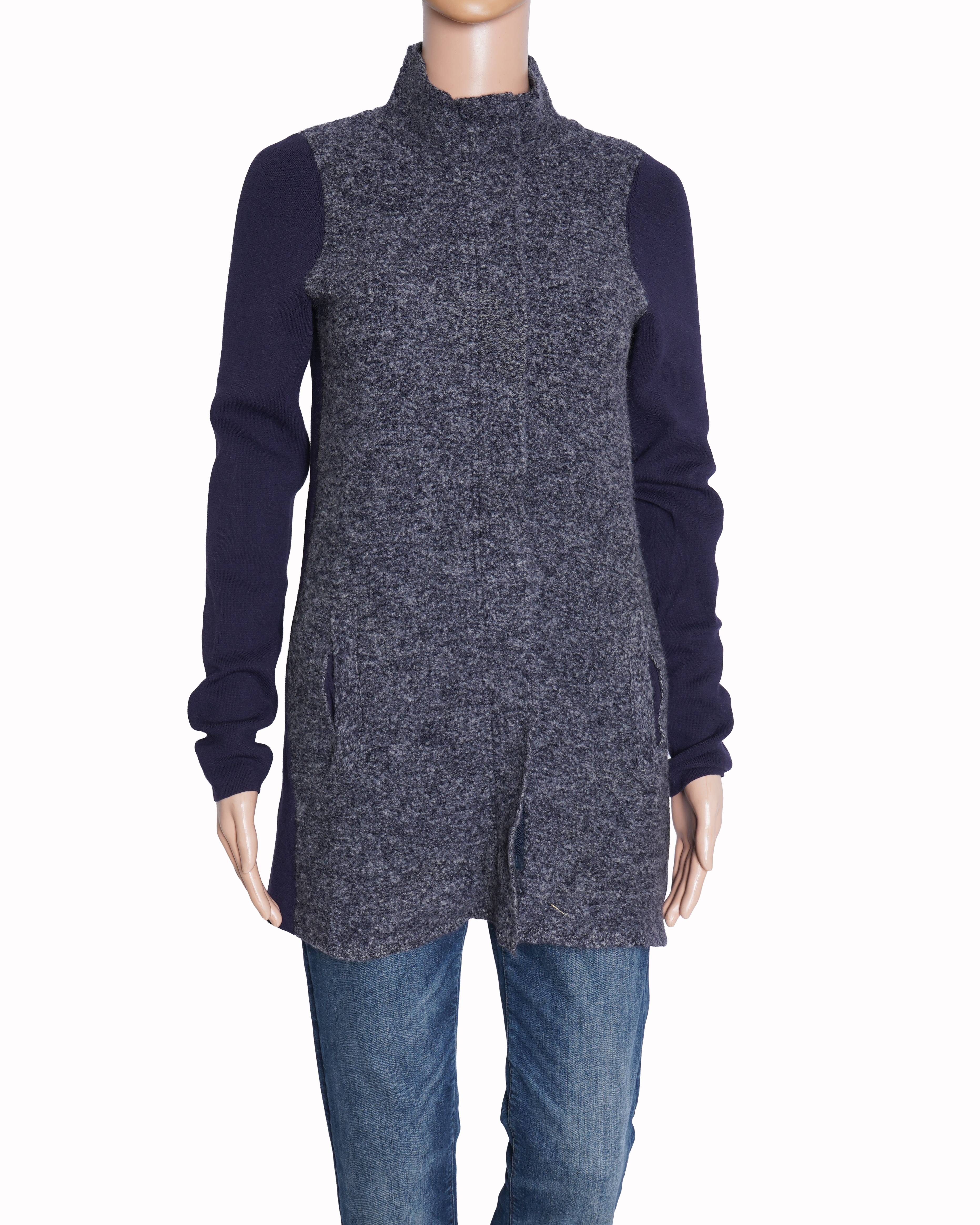 Ann Taylor Navy Blue Wool Jacket