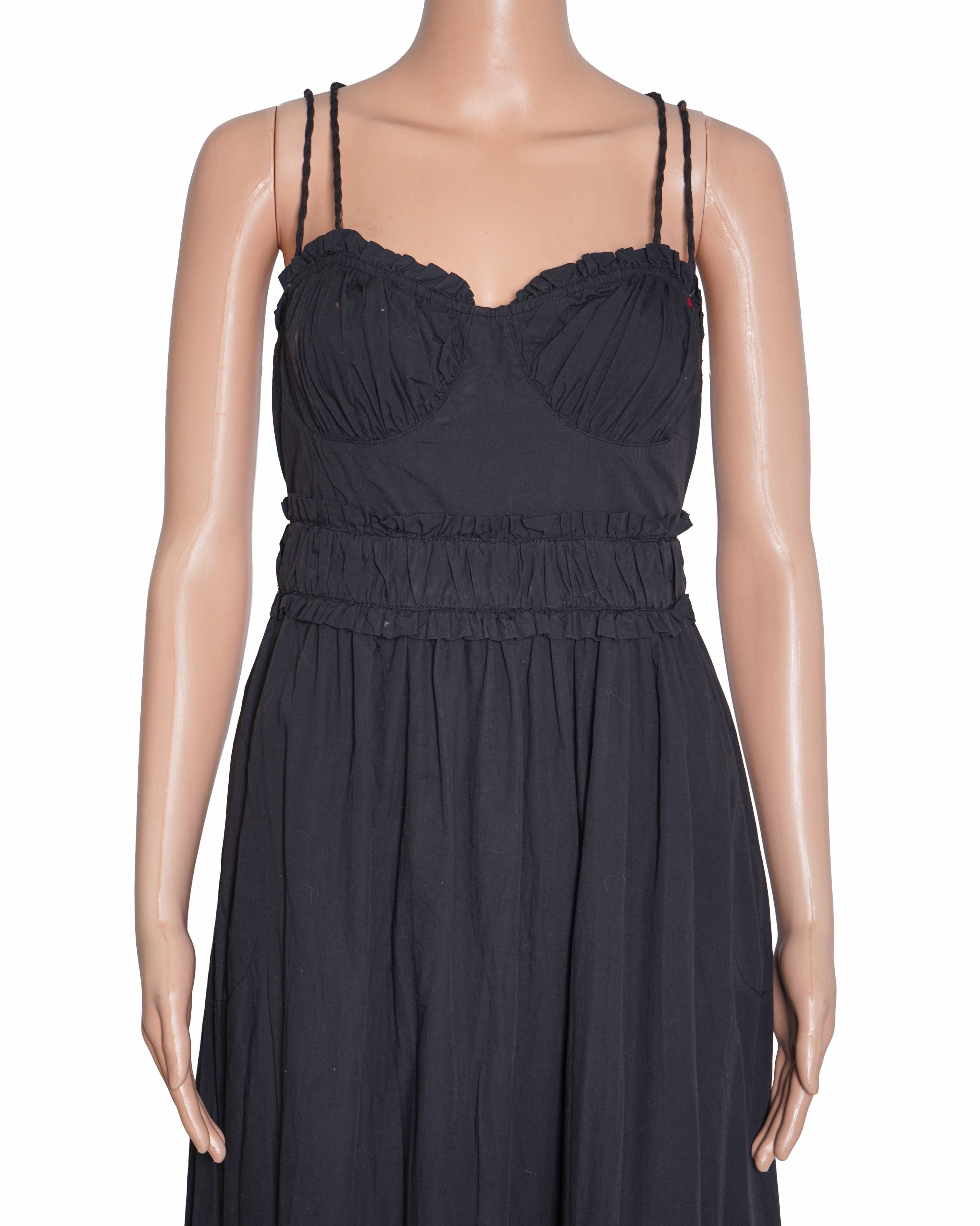 Anthropologie dress in black