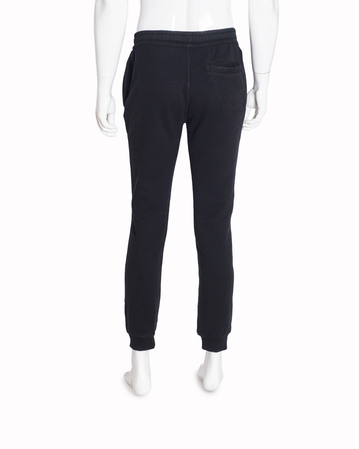 Burberry Black Logo Cotton Sweatpants