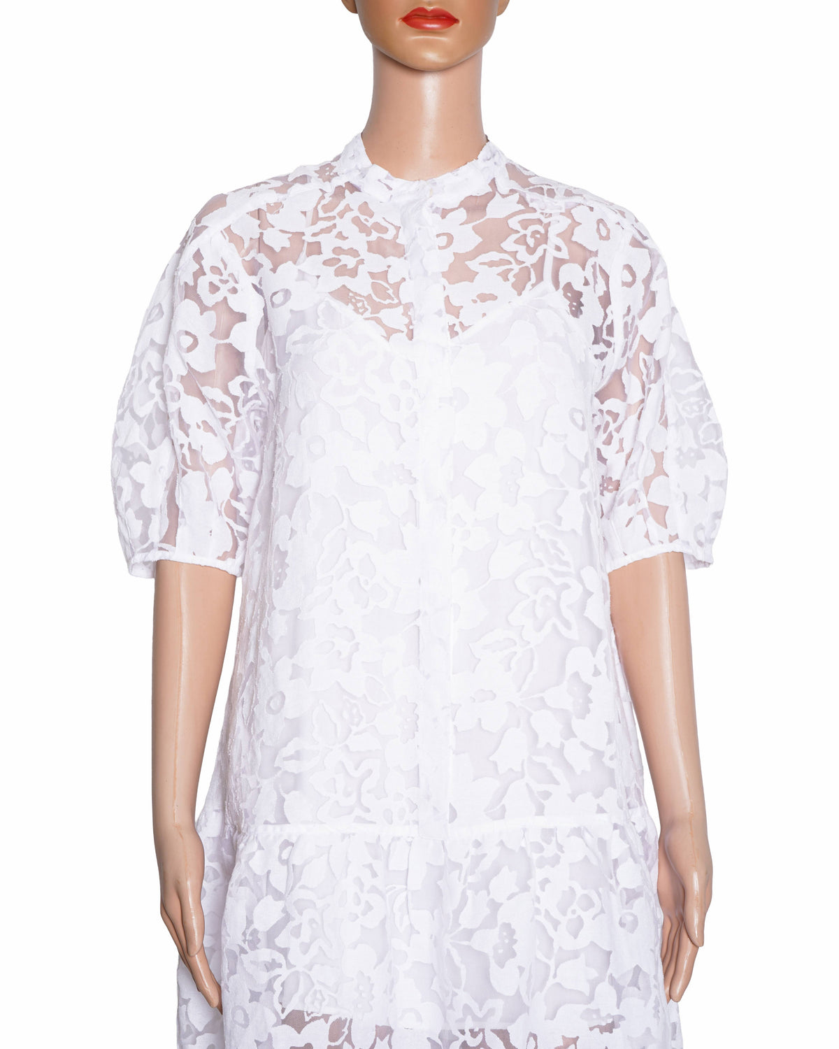 Ted Baker Button Detail Tiered Dress