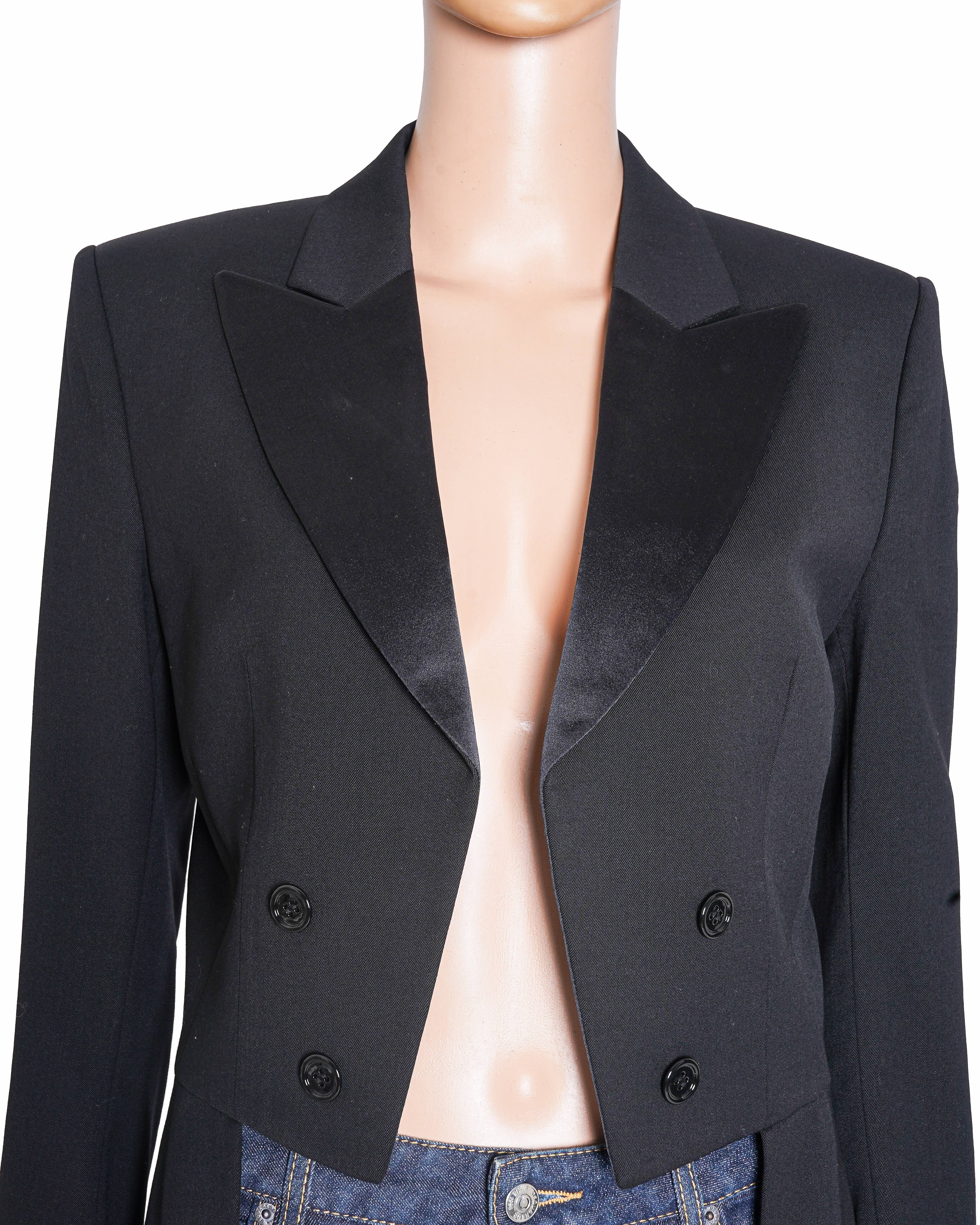 The Kooples Satin Lapel Suit In Black