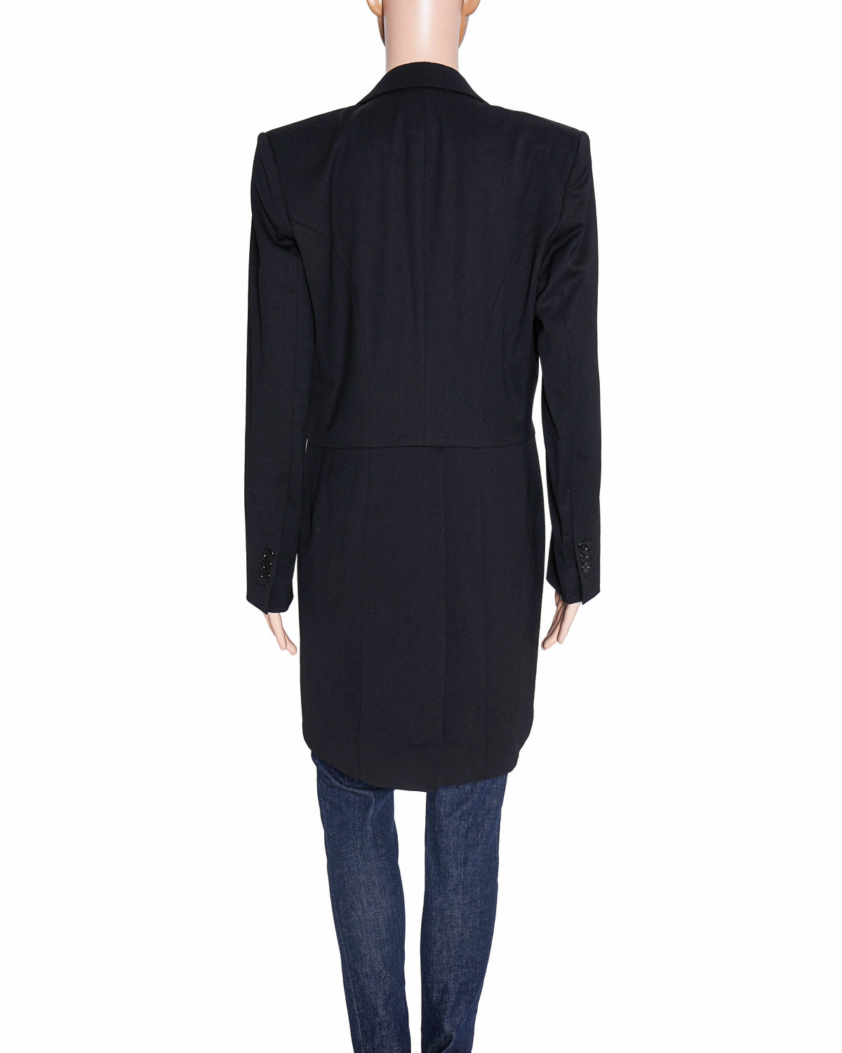 The Kooples Satin Lapel Suit In Black