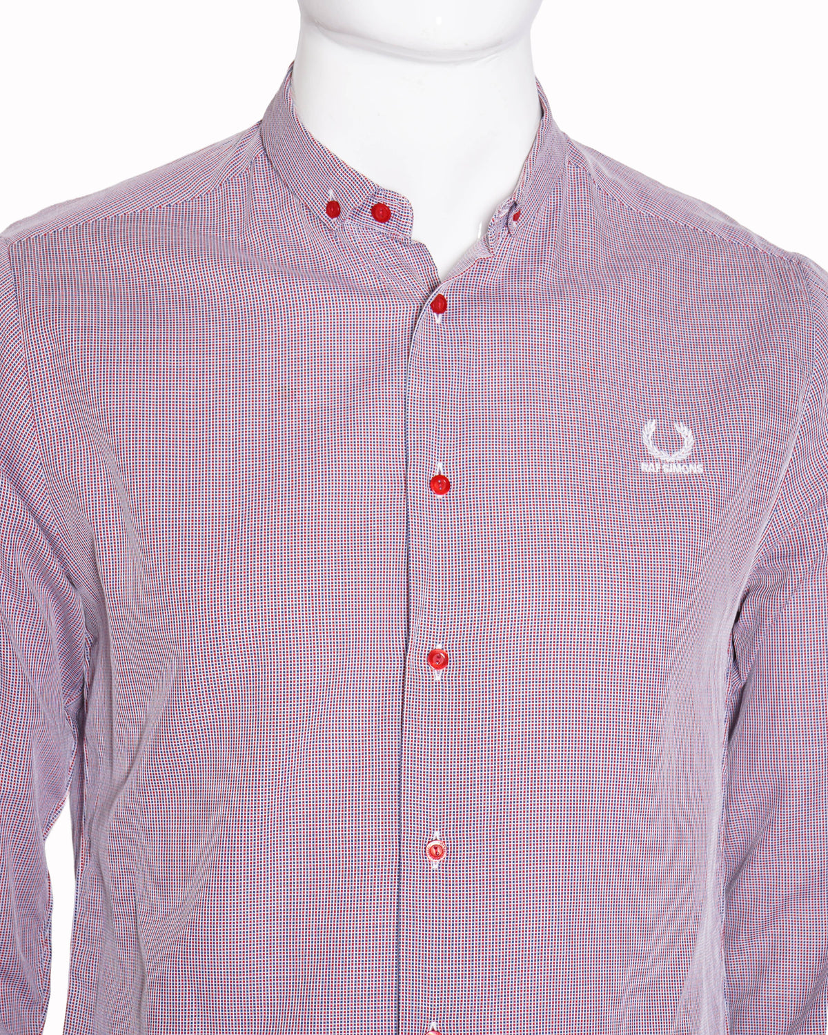 RAF Simons x Fred Perry shirt in coral