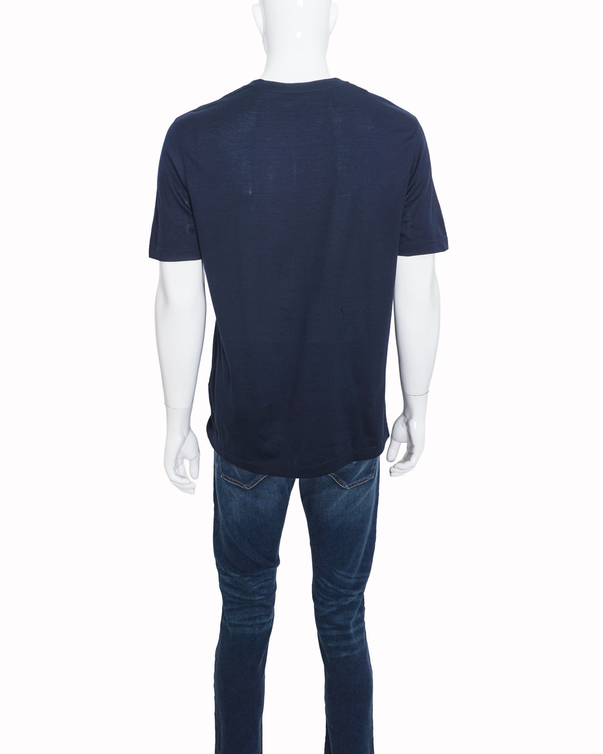 Louis Vuitton Embroidered LV Logo V-Neck Men's T-Shirt