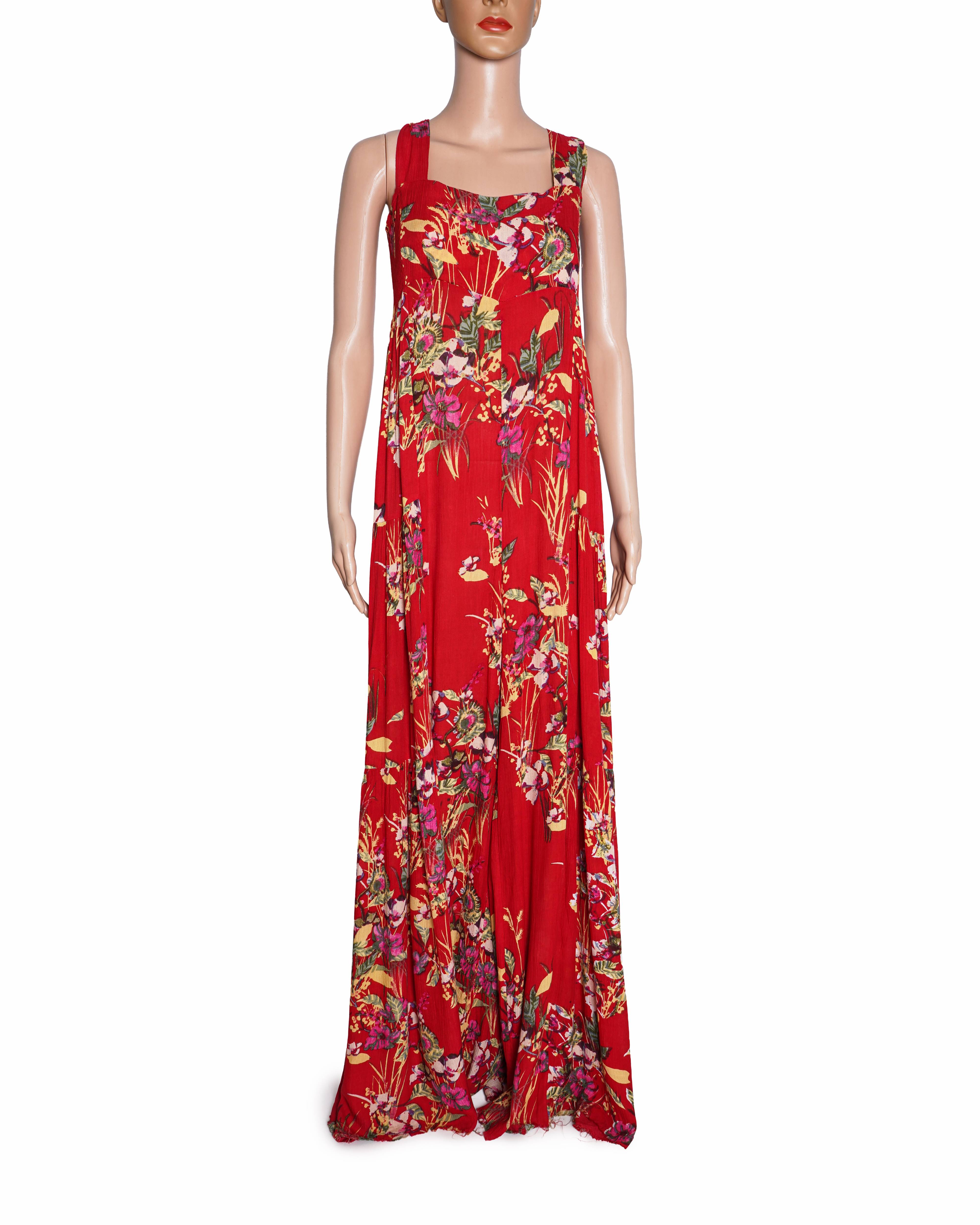 Free People One Aloha One Piece Jumpsuit in Red