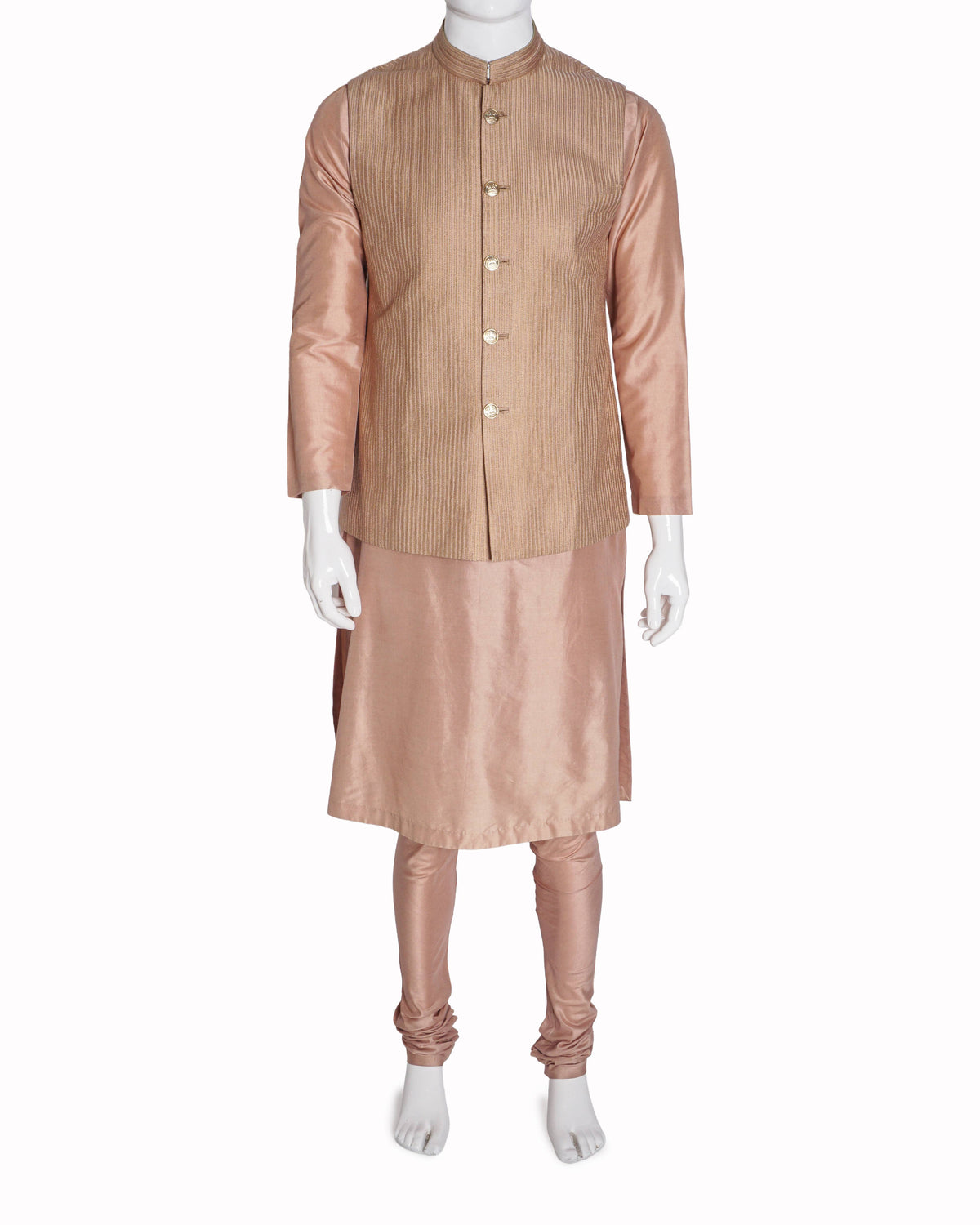 Sabyasachi Blush Pink Silk Kurta Set of 4 for Men