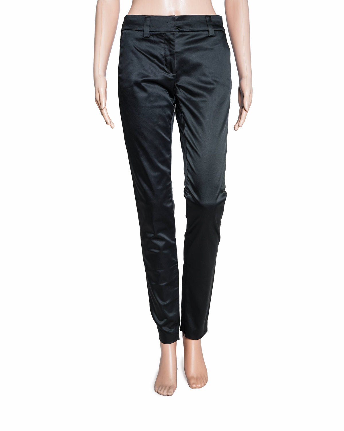 Dolce & Gabbana Satin Women Pants In Black
