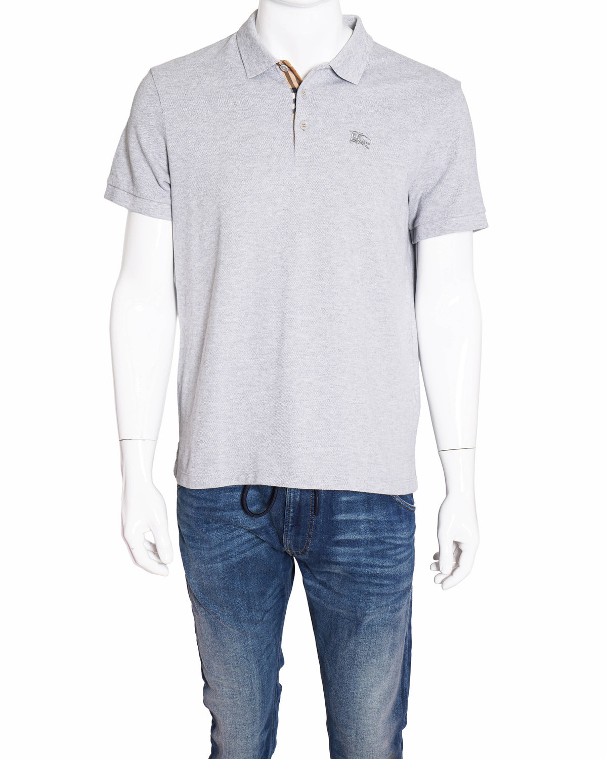 Burberry Grey Polo T-shirt
