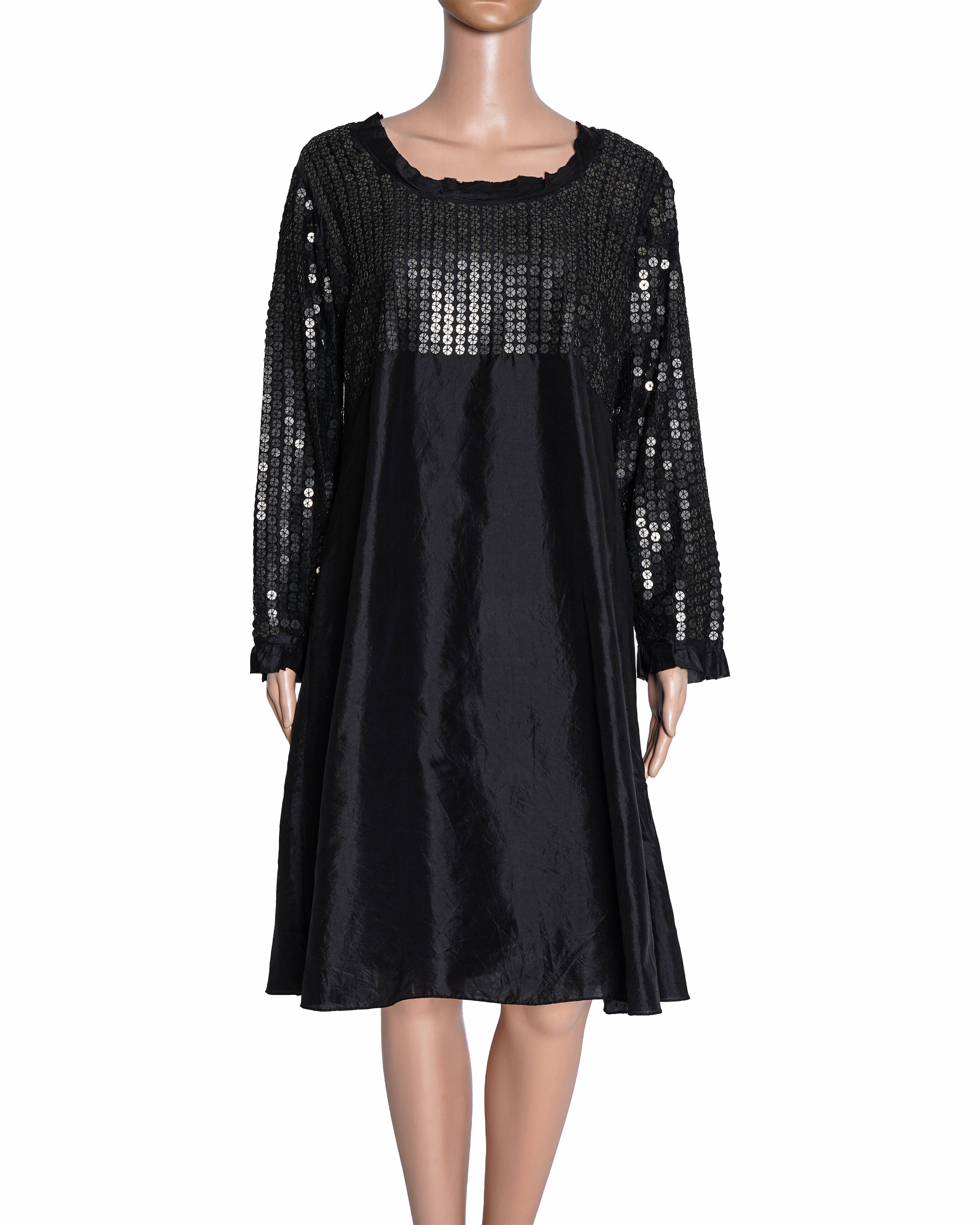 Abraham & Thakore Sequin-Embellished Silk Dress