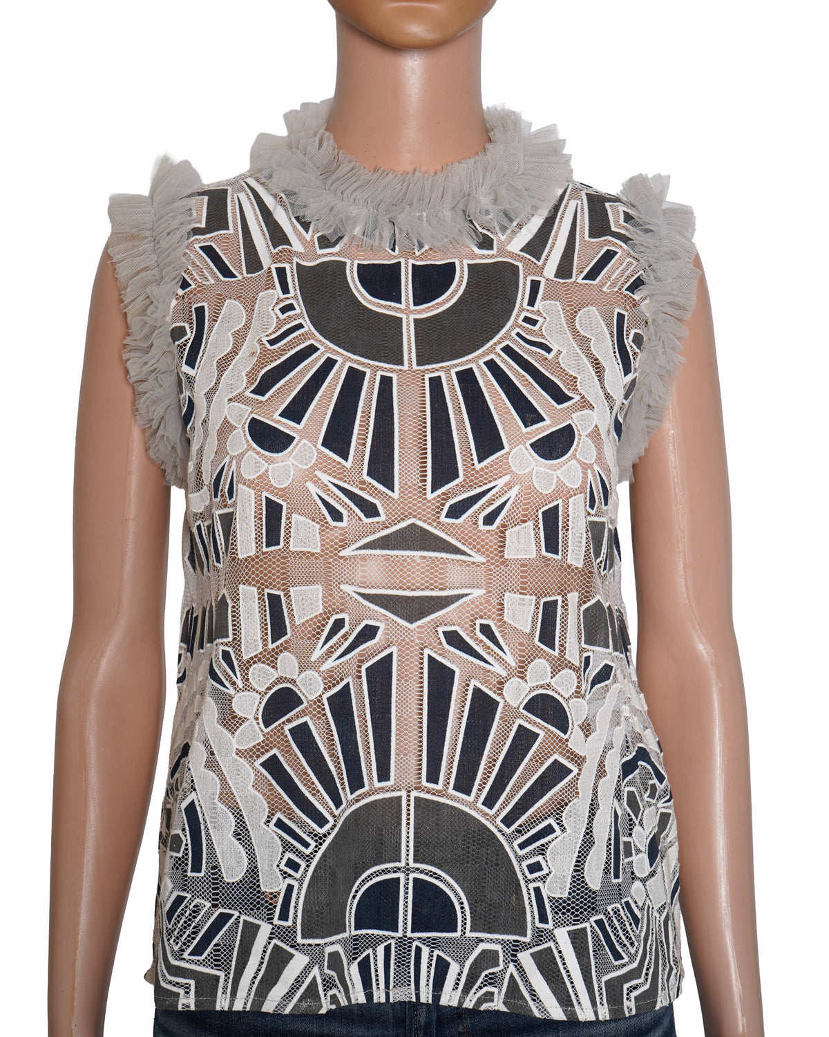 Renasci By Ritika Arya Jain Ruffle Top