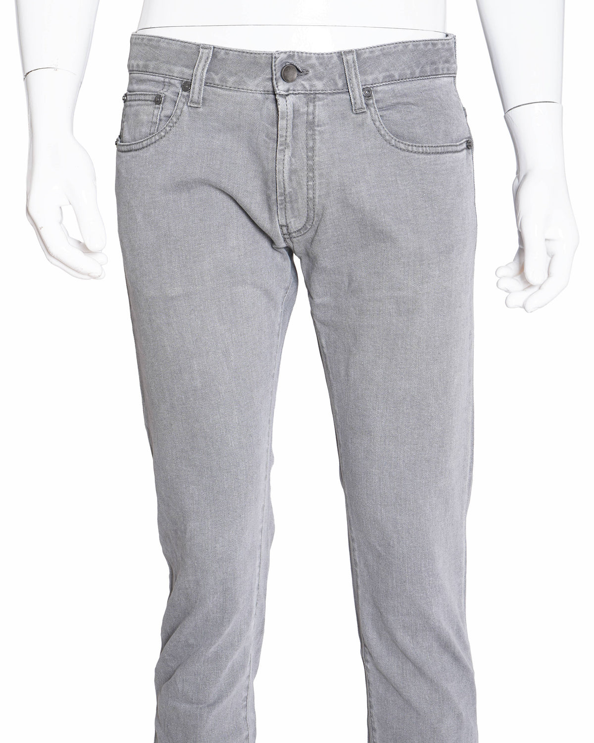 Giorgio Armani Men's Slate Grey Slim-Fit Jeans