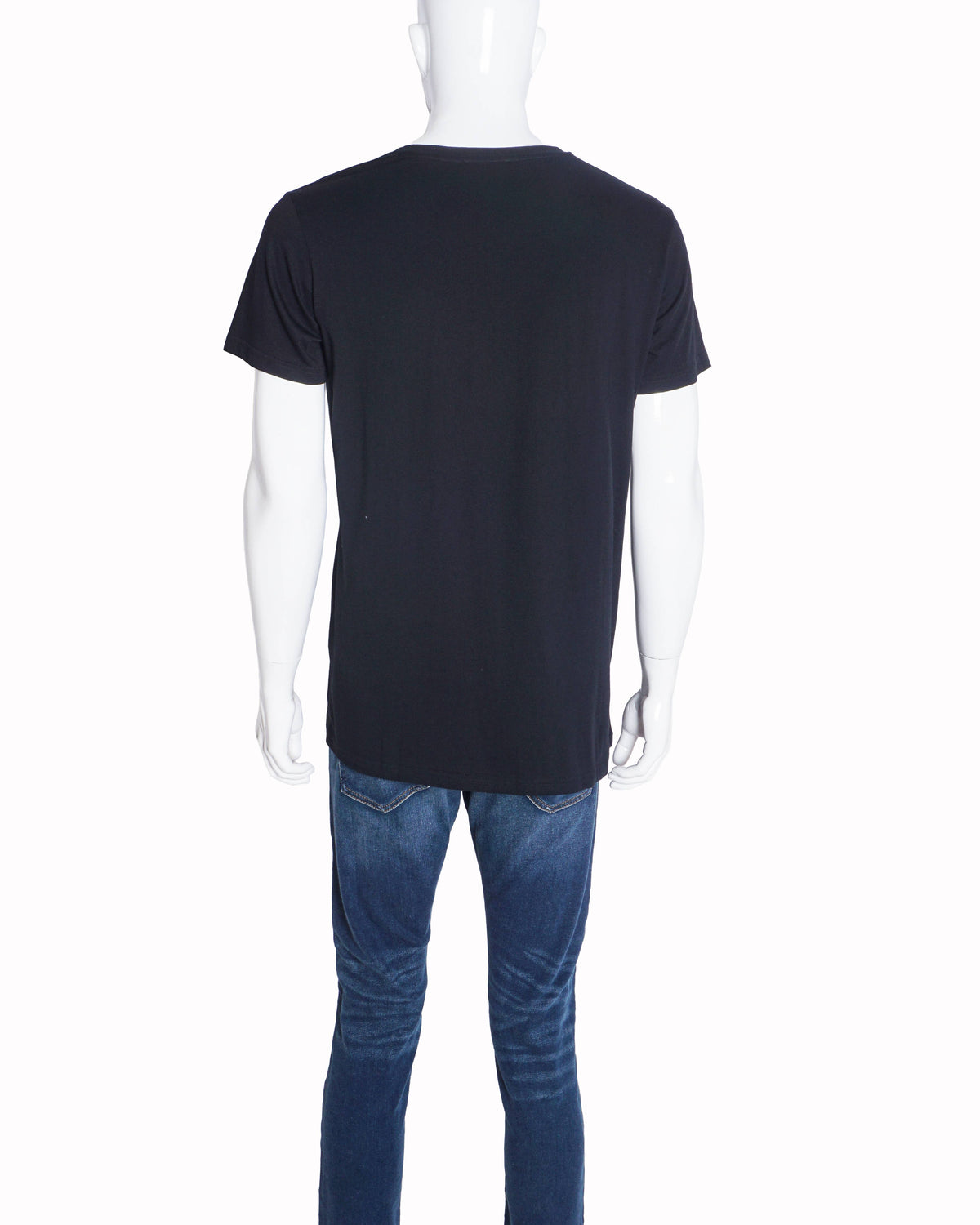 Balmain Black Tonal Logo Men's T-Shirt