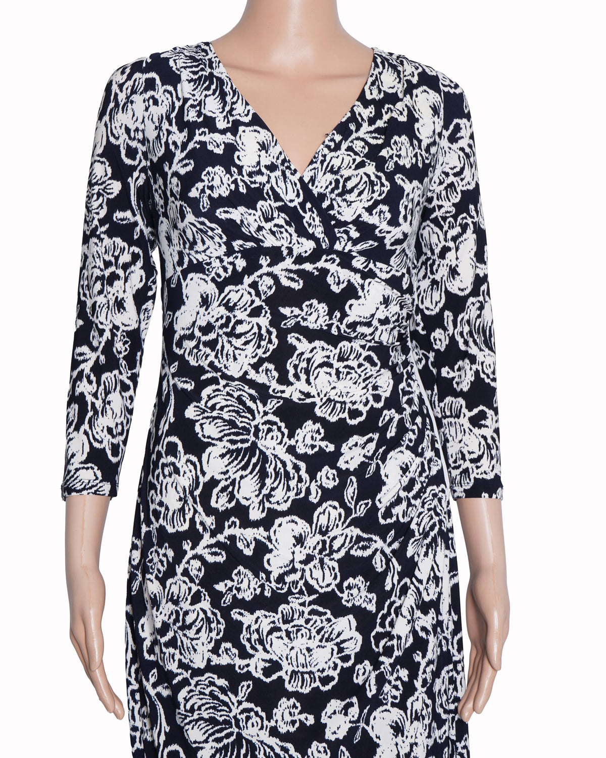 Lauren Ralph Lauren Floral Black & White Dress