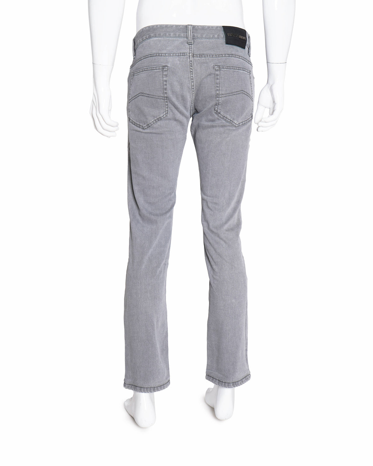 Giorgio Armani Men's Slate Grey Slim-Fit Jeans