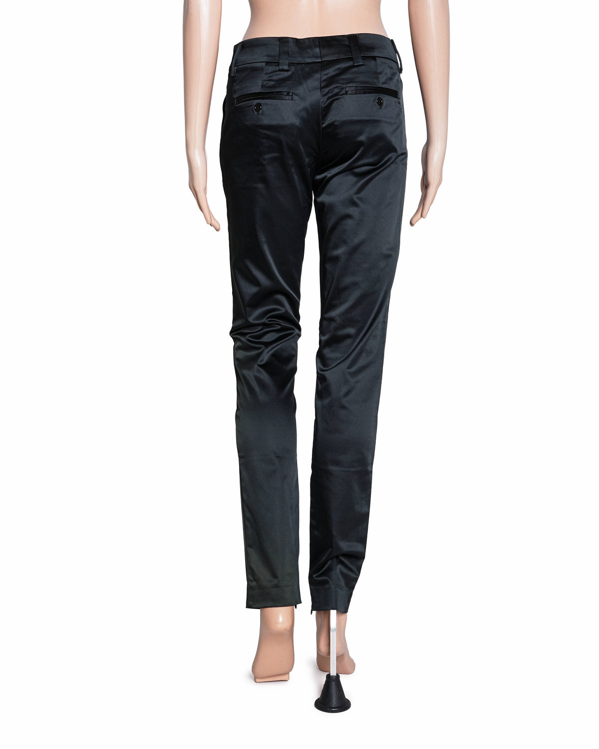 Dolce & Gabbana Satin Women Pants In Black