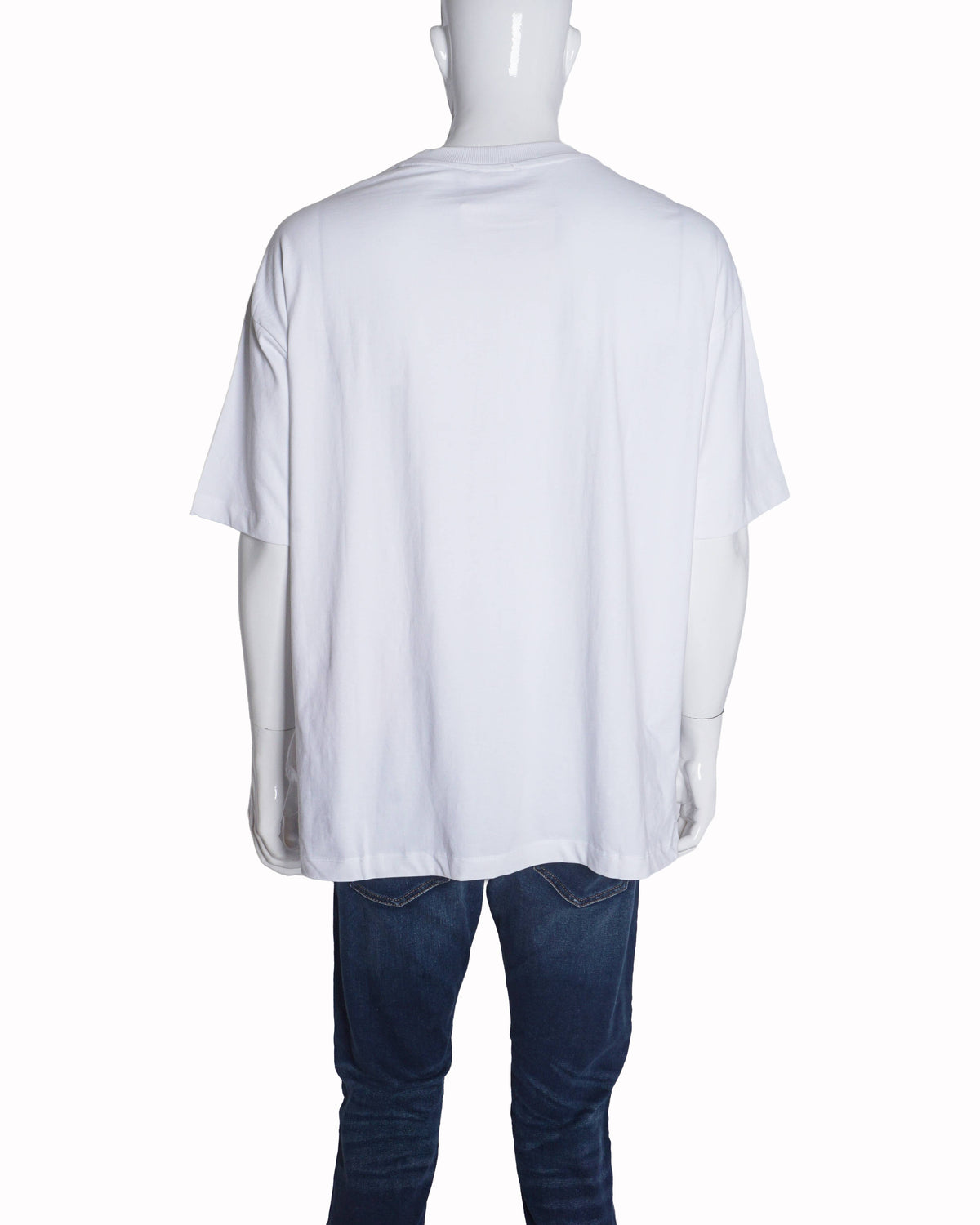 Prada White Cotton Milano Crest Embroidered T-Shirt