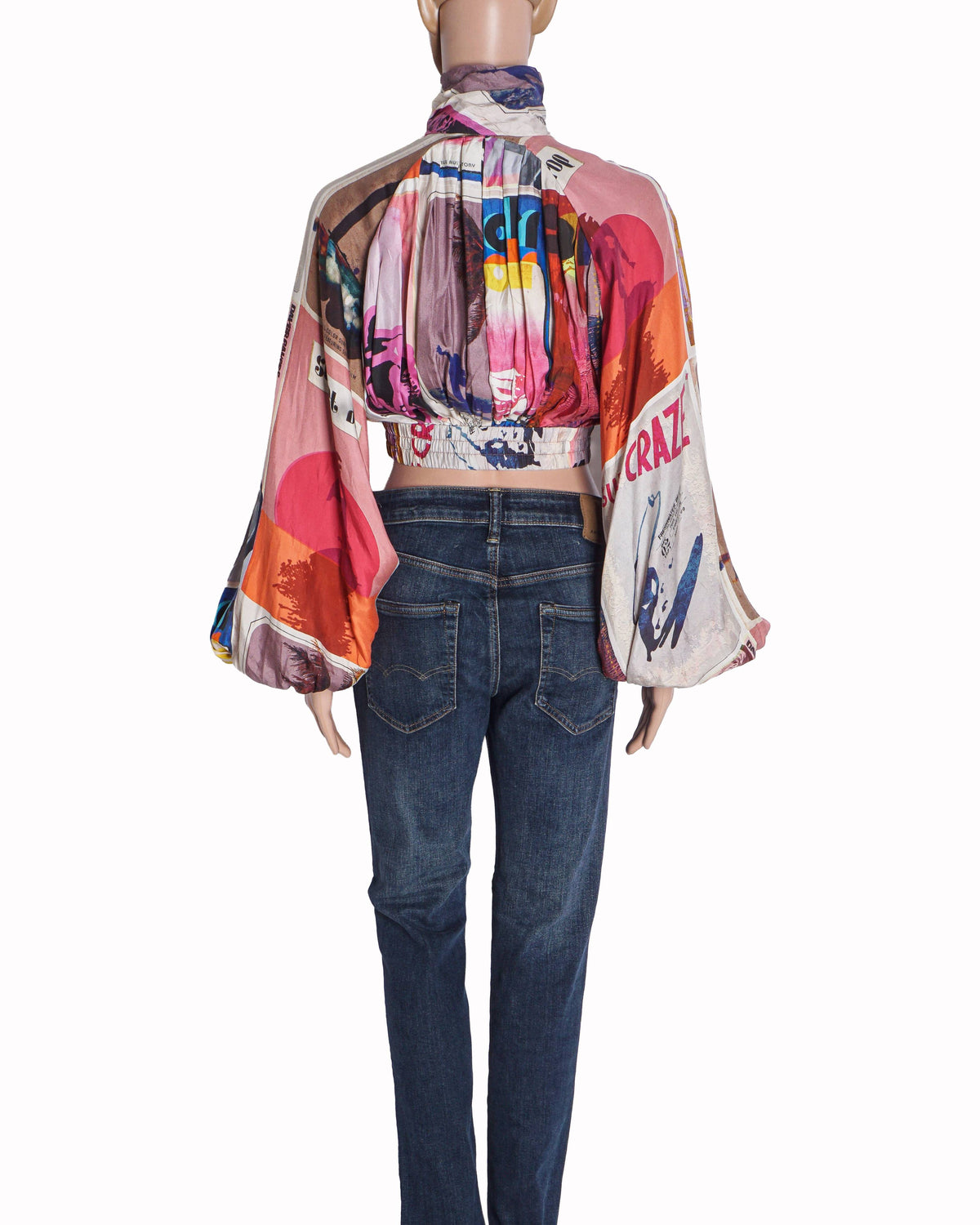 Zimmermann Balloon Sleeves Silk Top