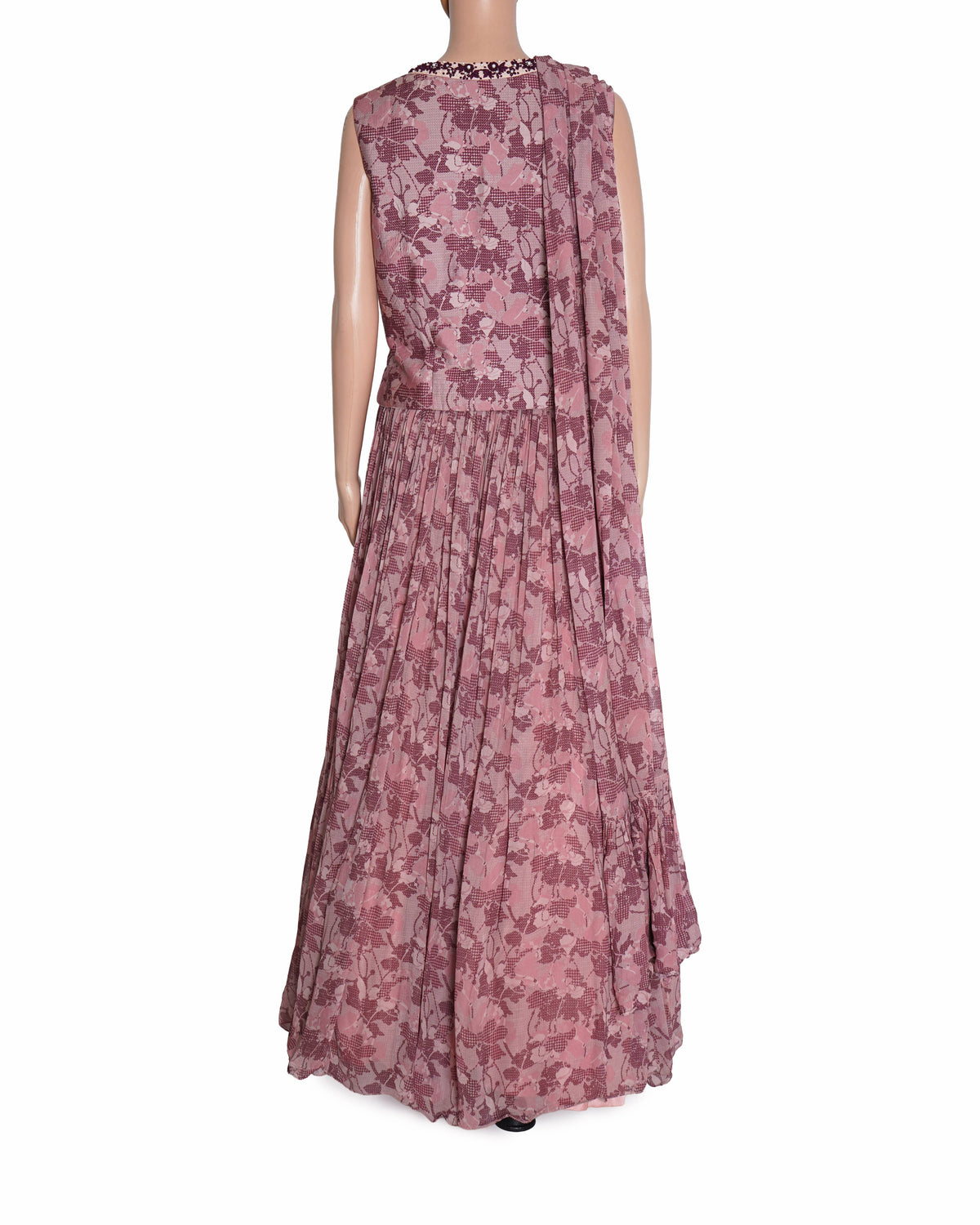 Adi by Aditya Khandelwal rose gold embroidered set
