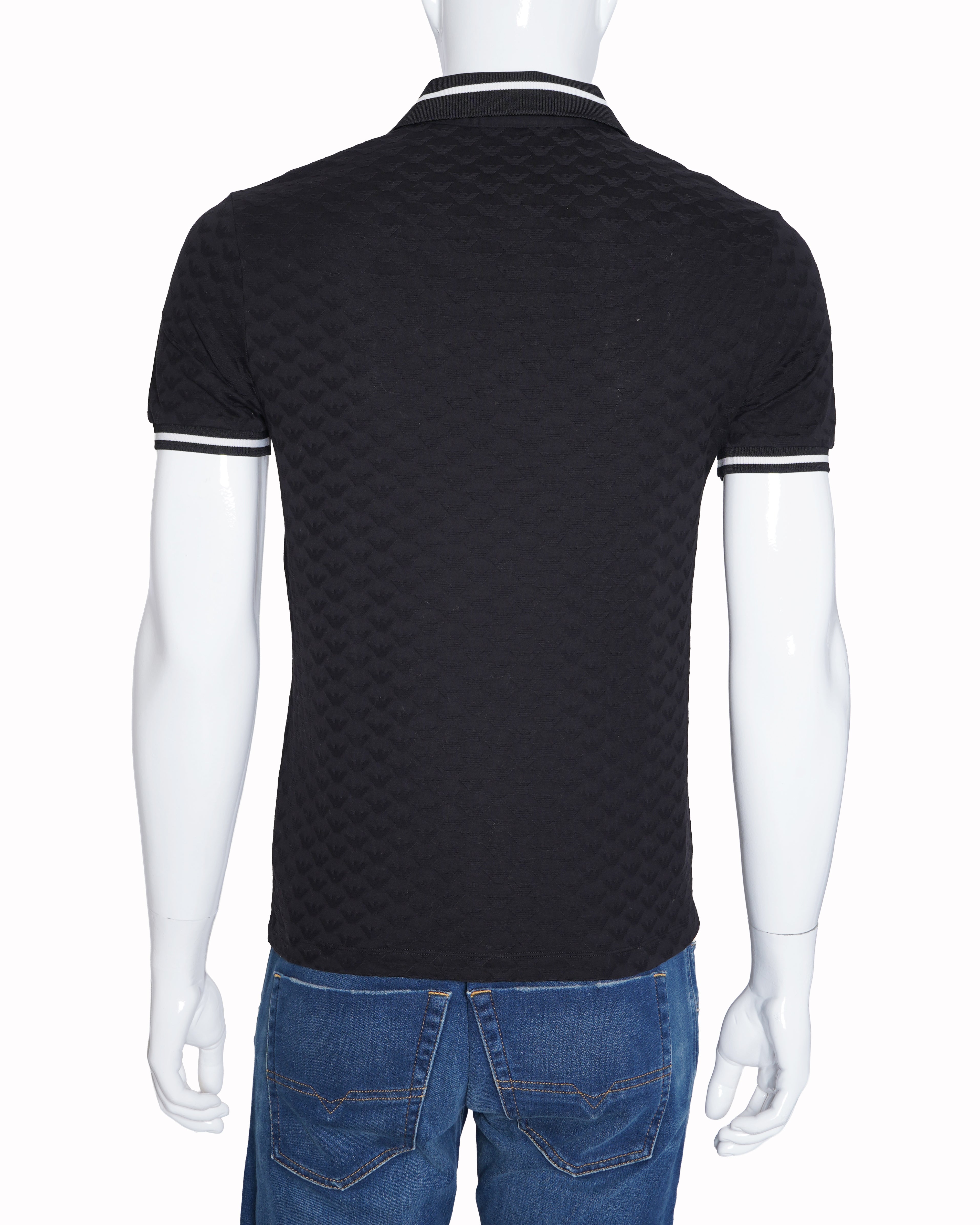 Emporio Armani Black Polo T-shirt