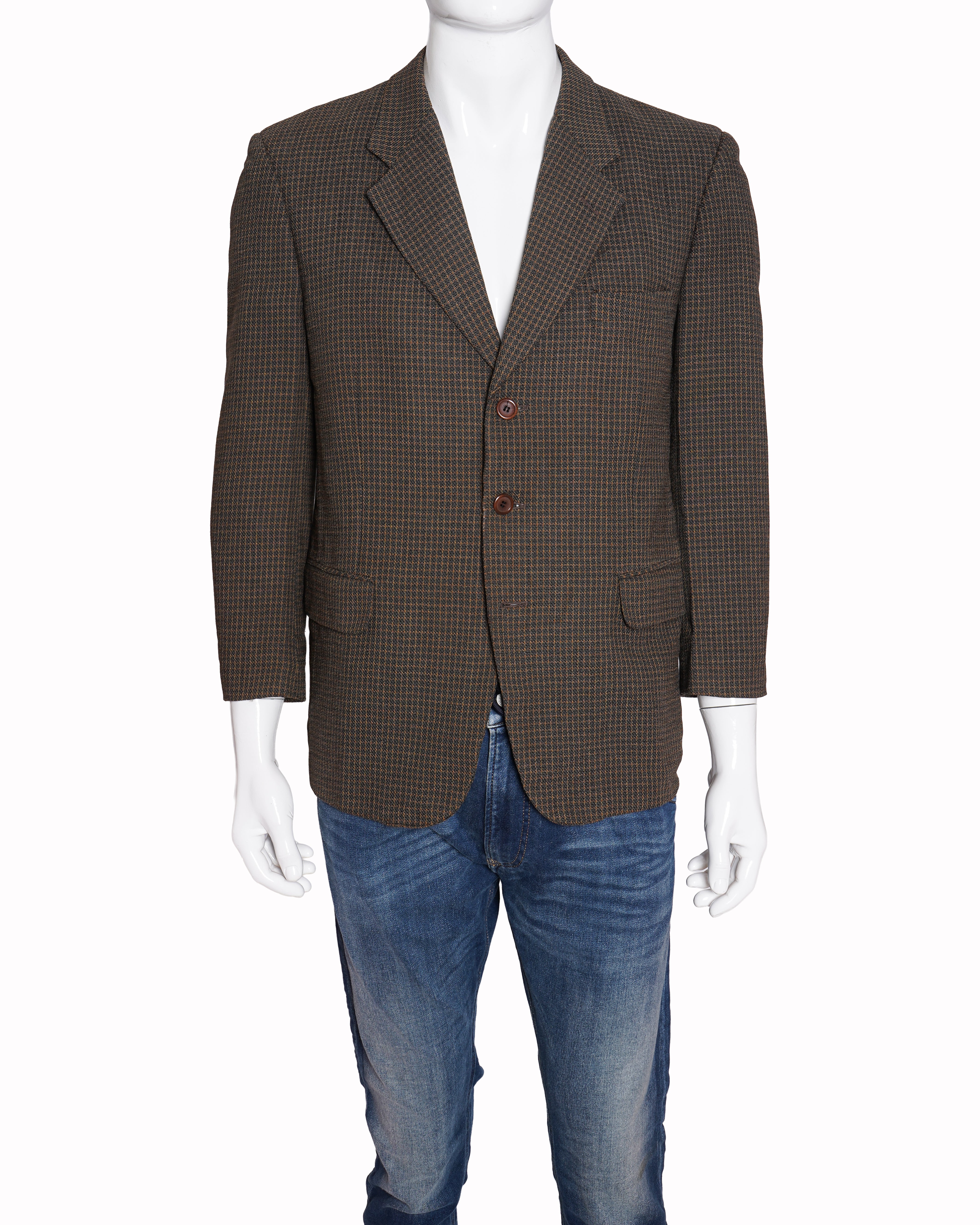 Saint Laurent checkered blazer