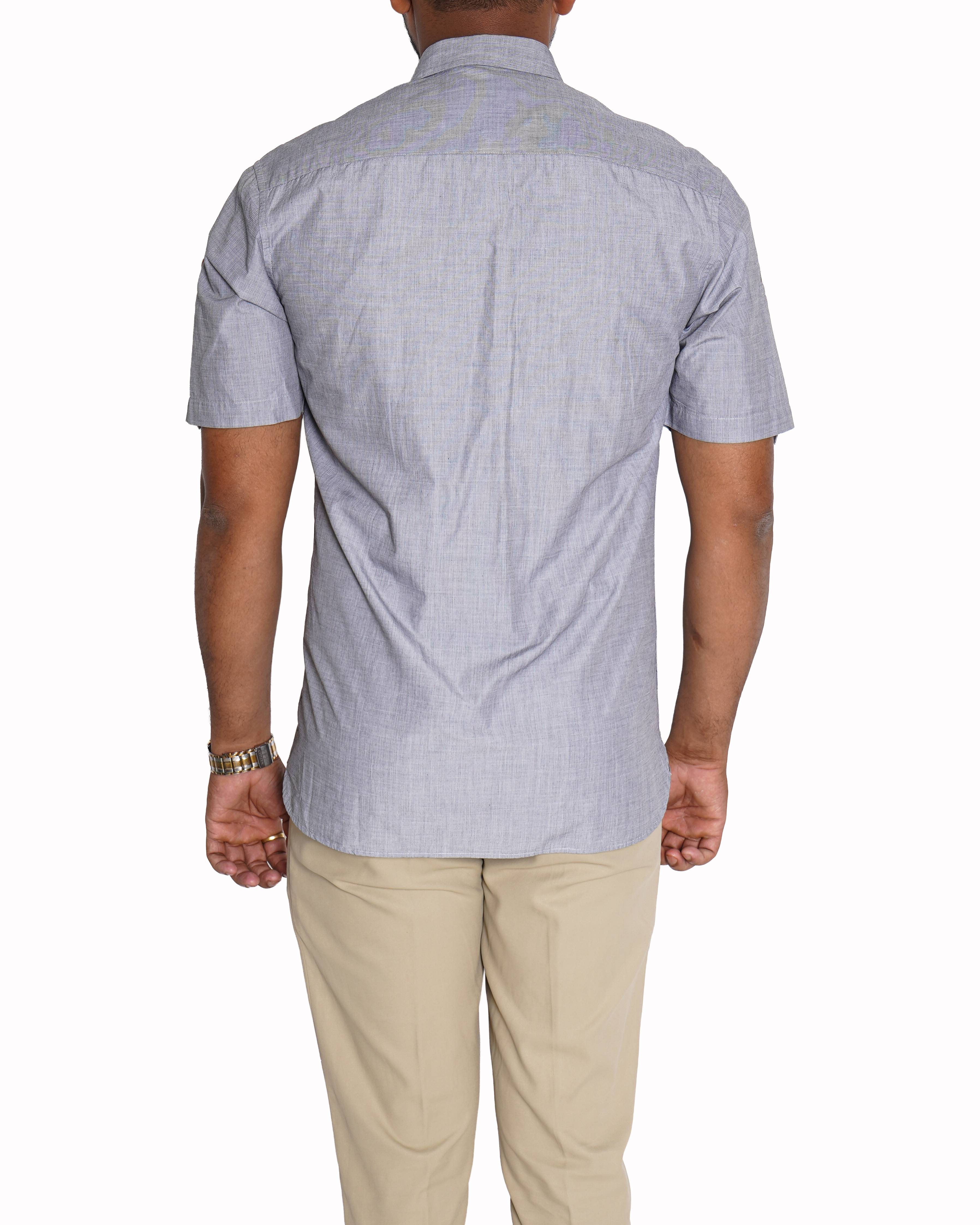 Fred Perry Grey Half sleevs shirt