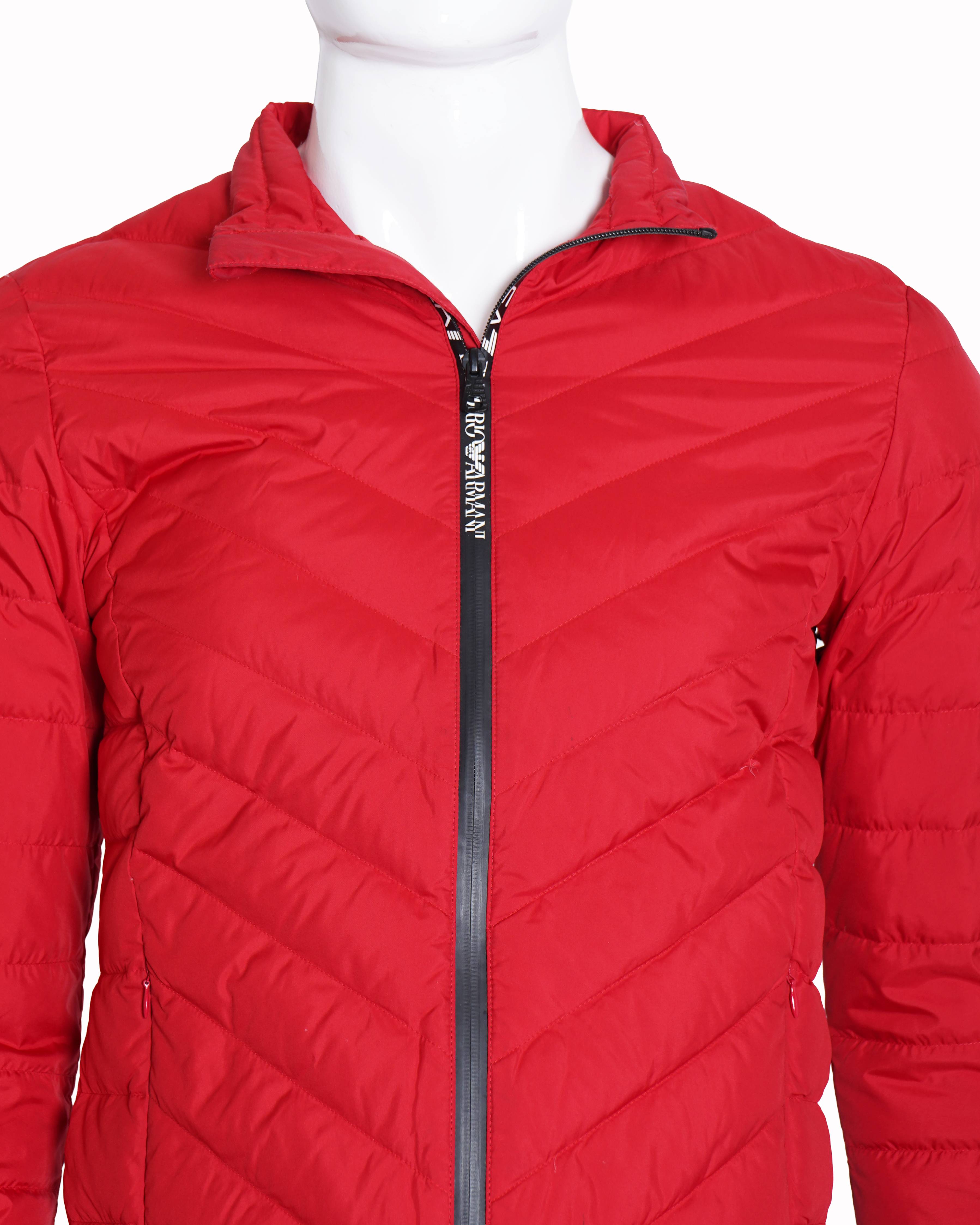 Emporio Armani Red Puffer jacket for men