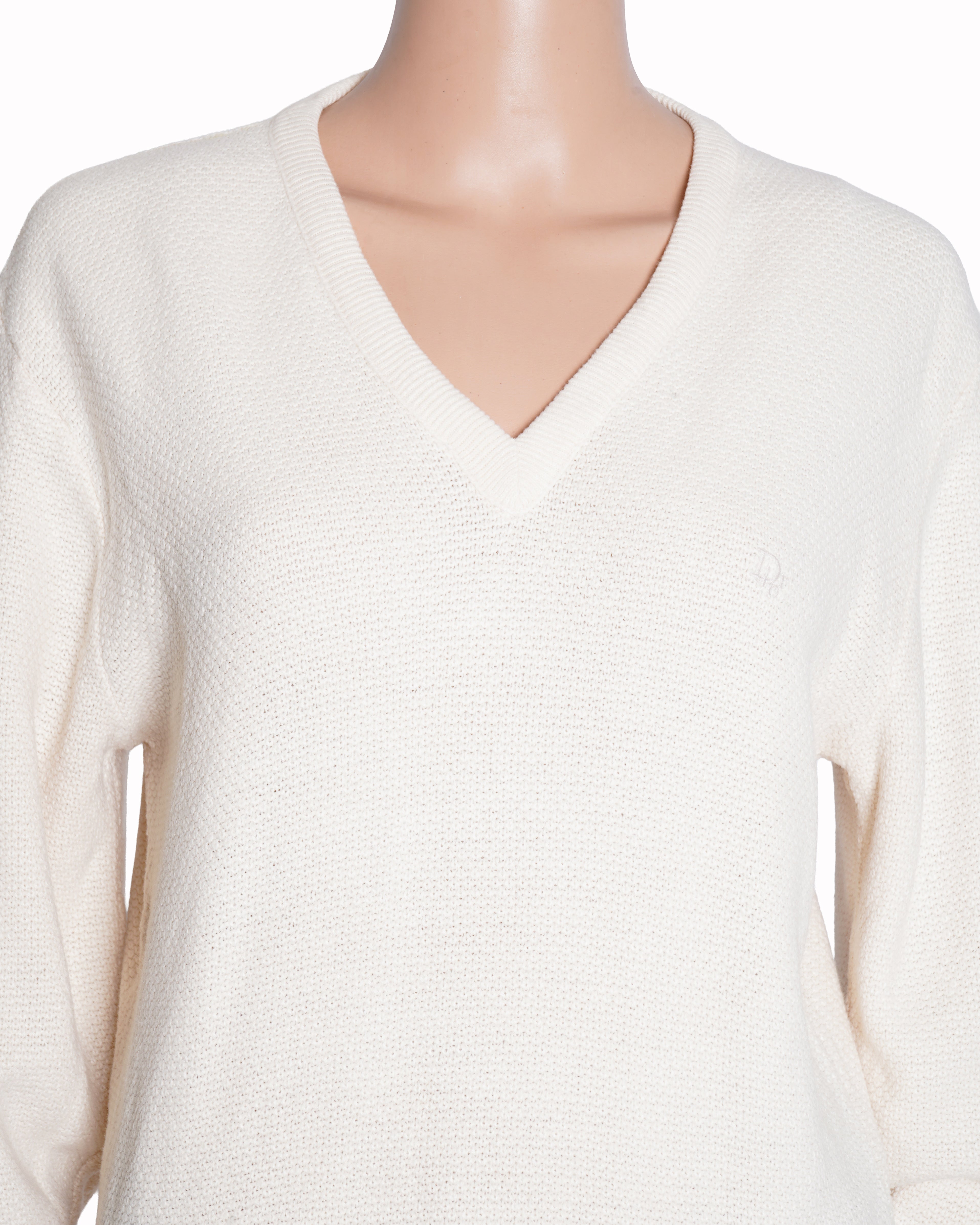 Vintage 70's Christian Dior Sweater In Full Sleeve