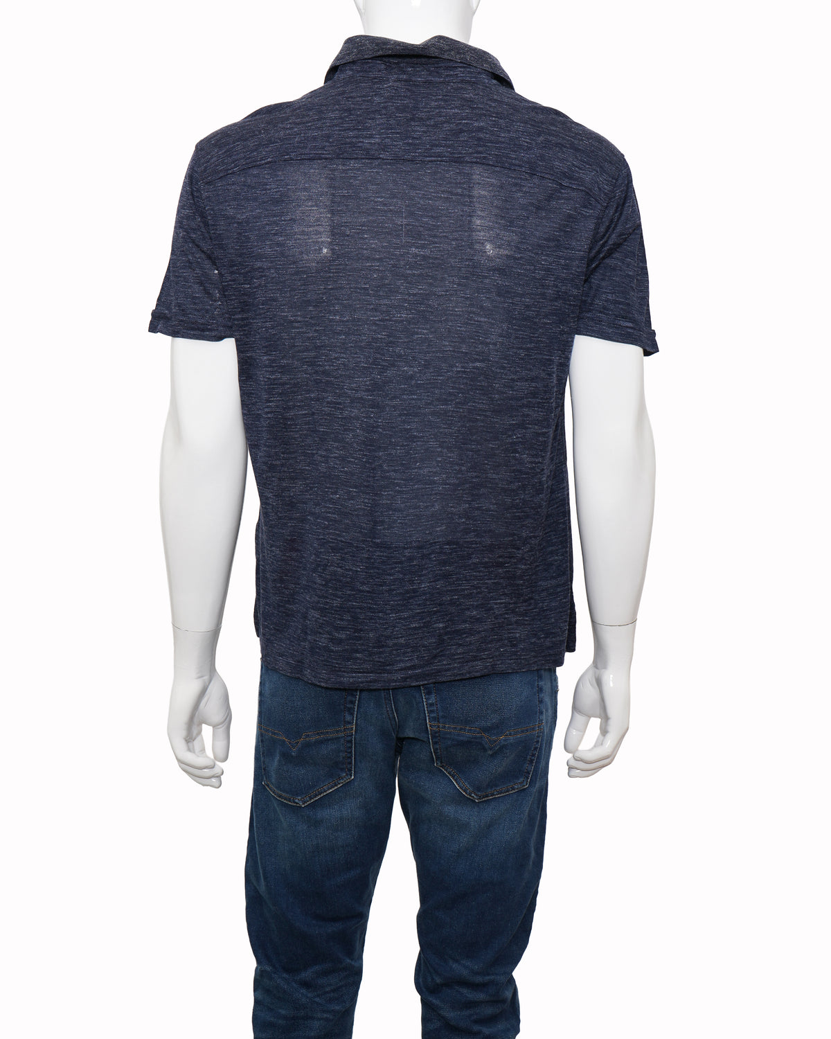Zegna Men's Polo In Ink Blue