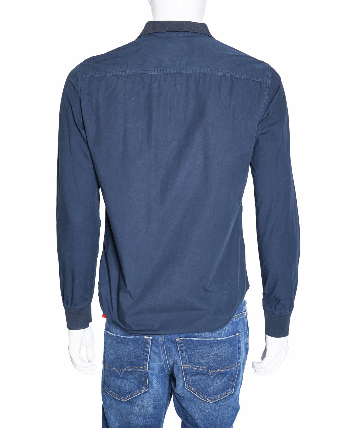 Armani Exchange black shirt with zipper details