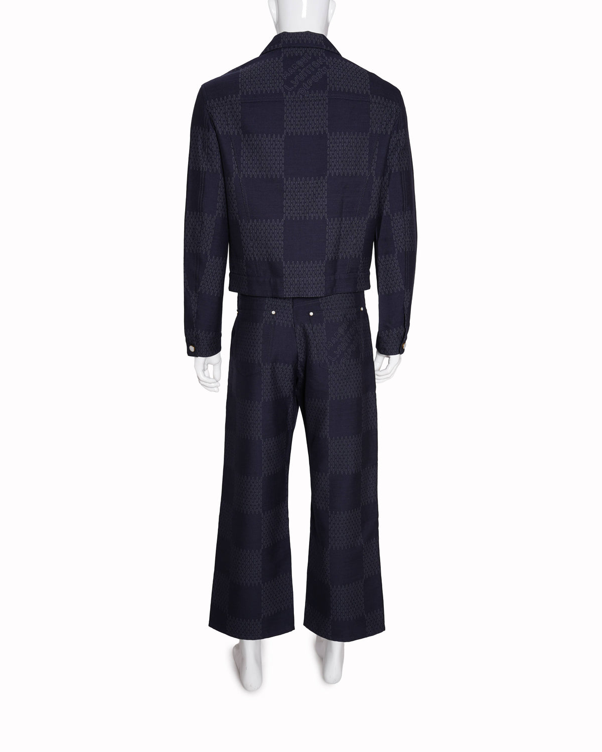 New Louis vuitton damier tailored trucker jacket with pants