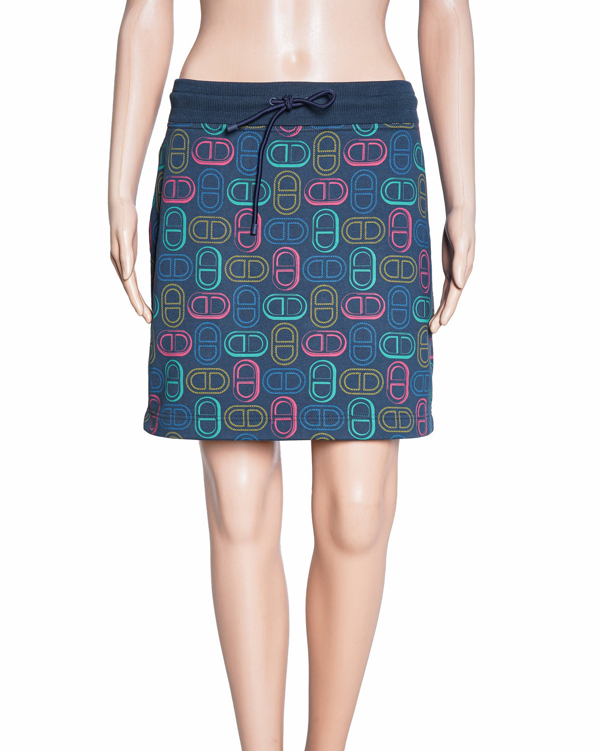 Hermès Chaine d'Ancre Printed Mini Skirt