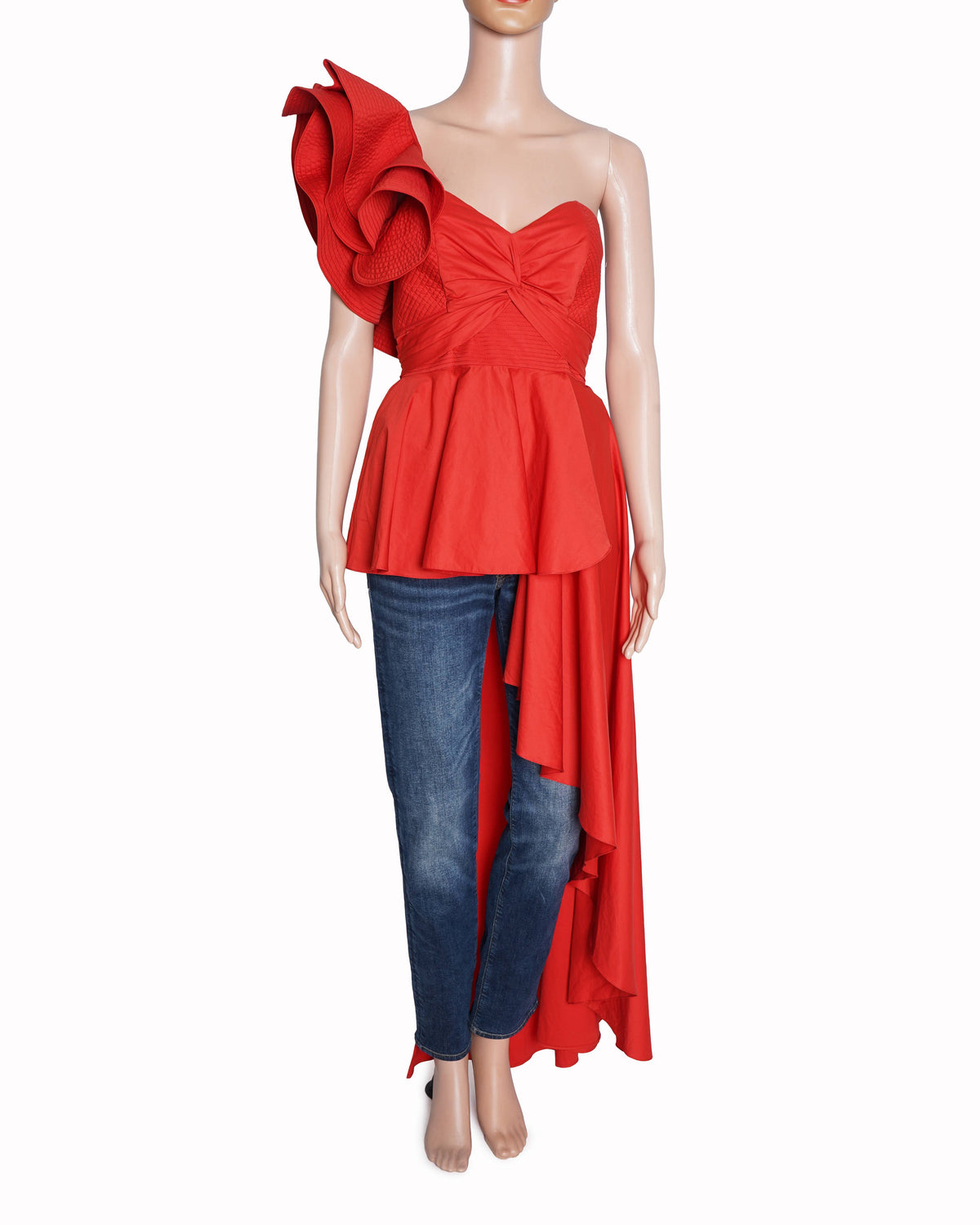 Johanna Ortiz red-orange Top