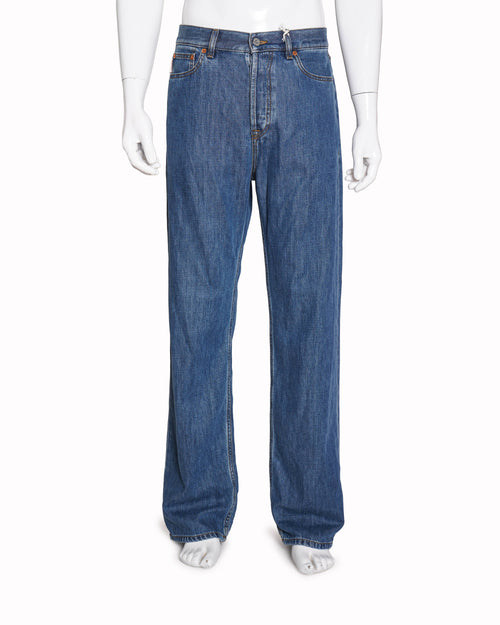 Valentino Blue loose fit jeans