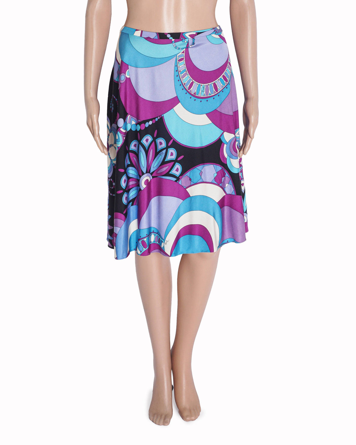 Emilio Pucci Printed Silk Jersey Skirt