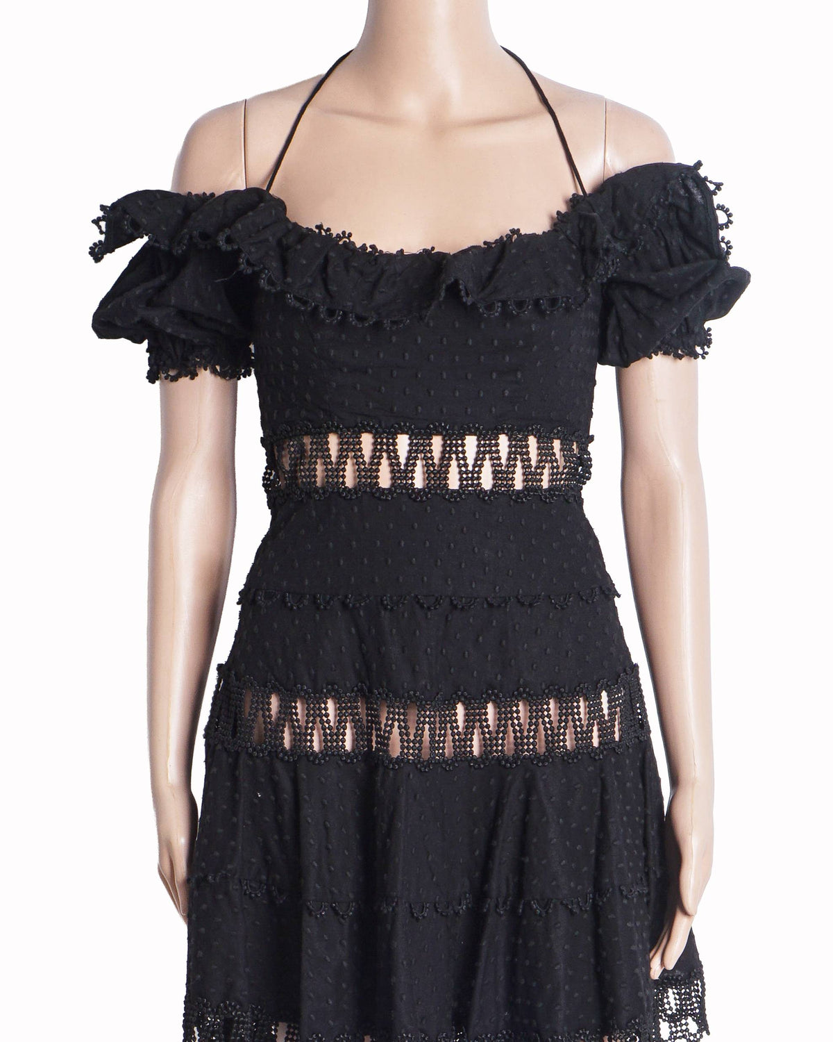 Zimmermann Melody Off-Shoulder Mini Dress