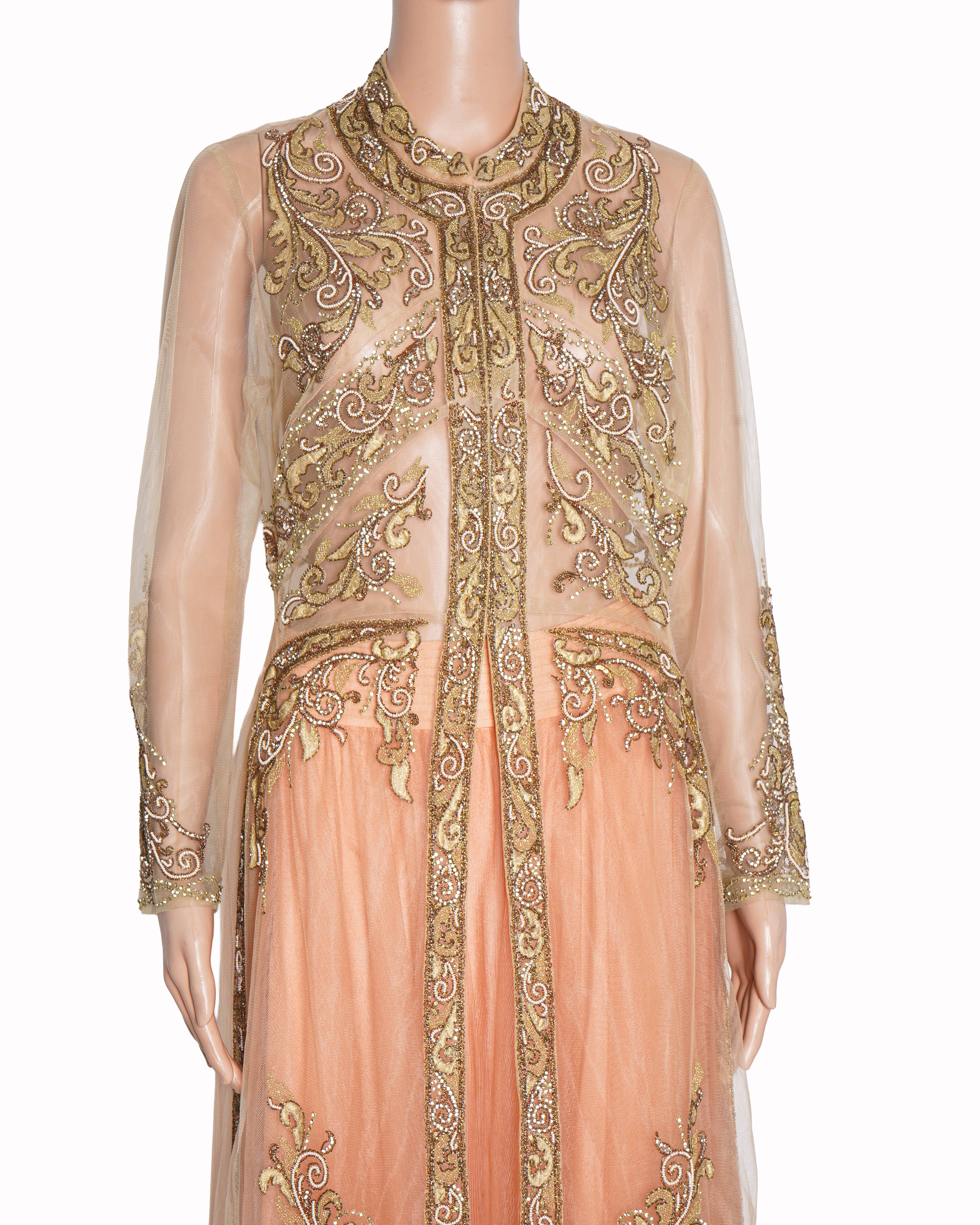 Geisha designs lehenga with sheer long top